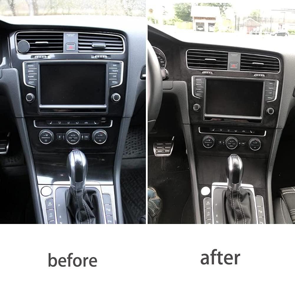 Y.A. Lotus Microfiber Fabric Self-Adhesive Suede Look, Premium Synthetic Leather - Stretch Film Fabric Perfect For Car Interior