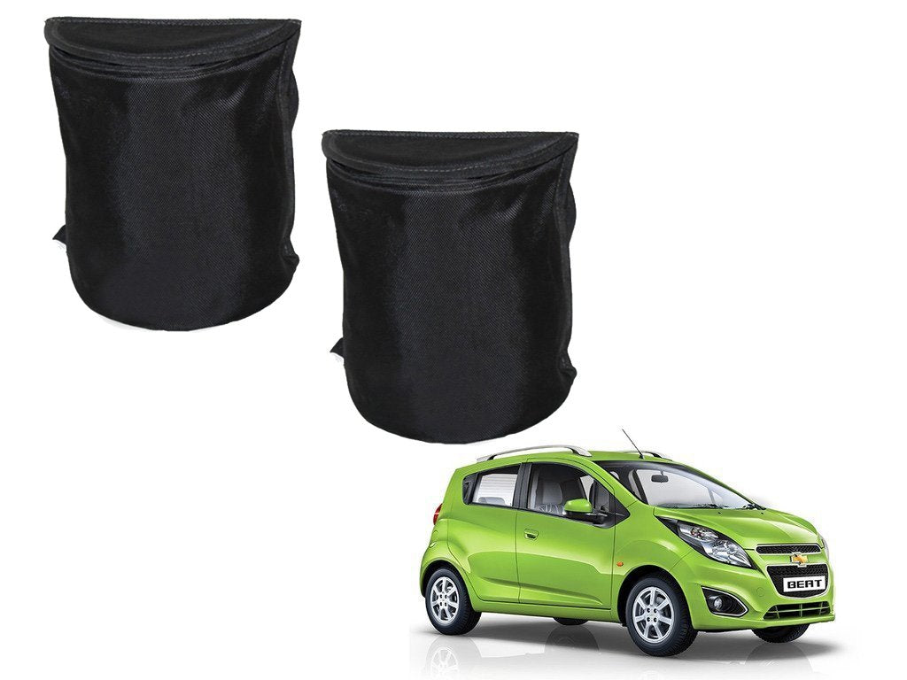 Kozdiko Semi Cylindrical Car Dustbin Set of 2 Pcs for Chevrolet Beat