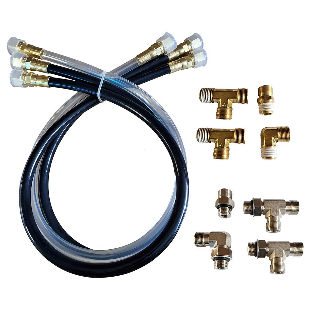 Si-Tex Hydraulic Steering Installation Kit W/Hoses & Fittings Autopilot, Oc17Suk42