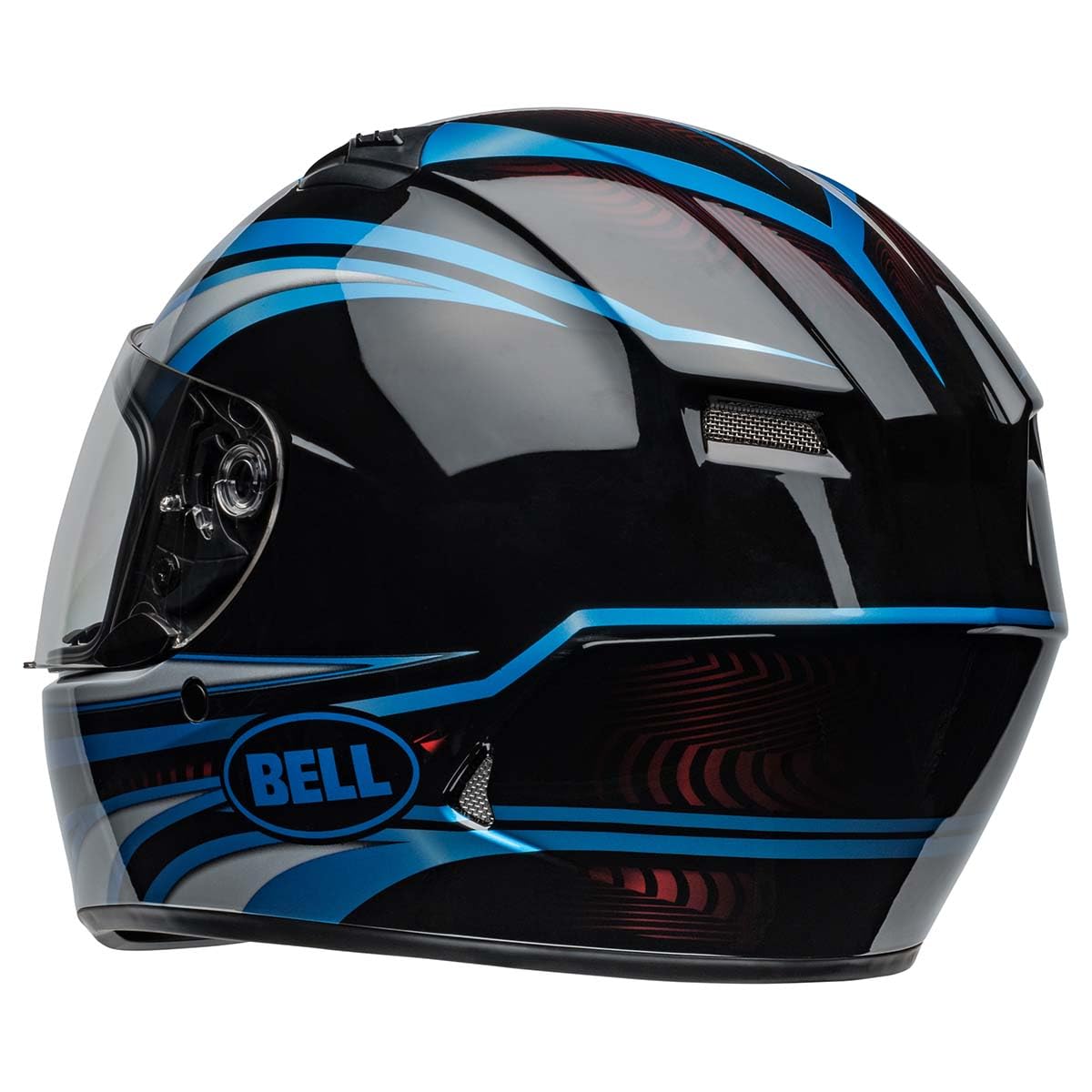 Bell Qualifier Full-Face Motorcycle Helmet (Gloss Conduit Blue/Black - Small)