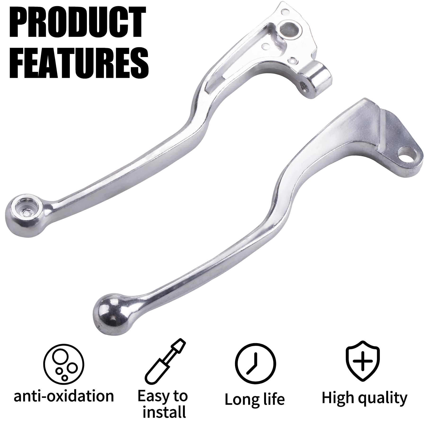 Cncmotok Front Brake Clutch Levers Compatible With Yamaha Yz80 Yz125 Tw200 Xt225 250 Xt225 Xt250 Ttr250 Xt350 Xt600 Tt600