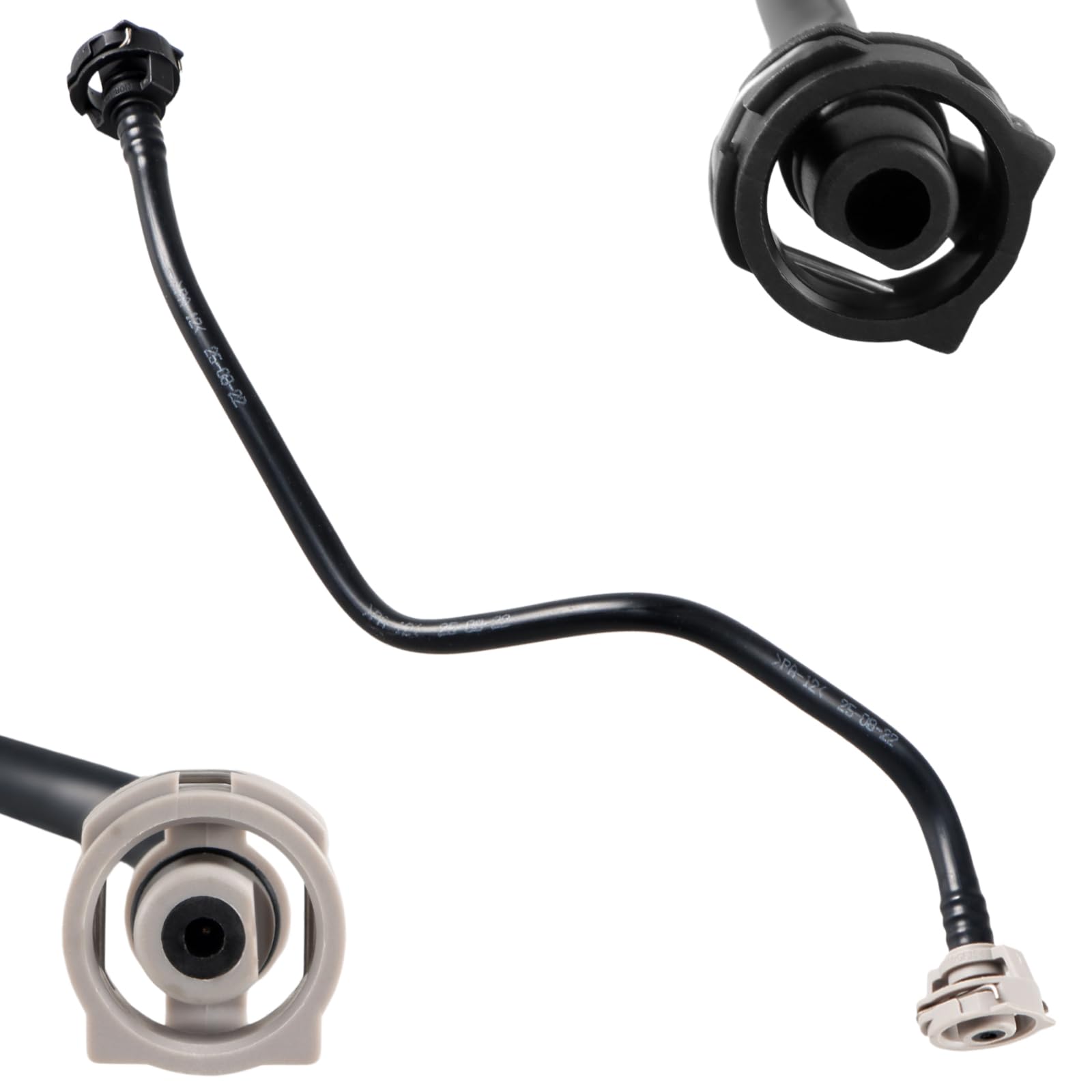 KPALAG Engine Coolant Overflow Hose Reservoir Hose Vent Tube Compatible with 2012-2018 Audi A6 A7 Quattro with 2.0L L4 3.0L V6 E