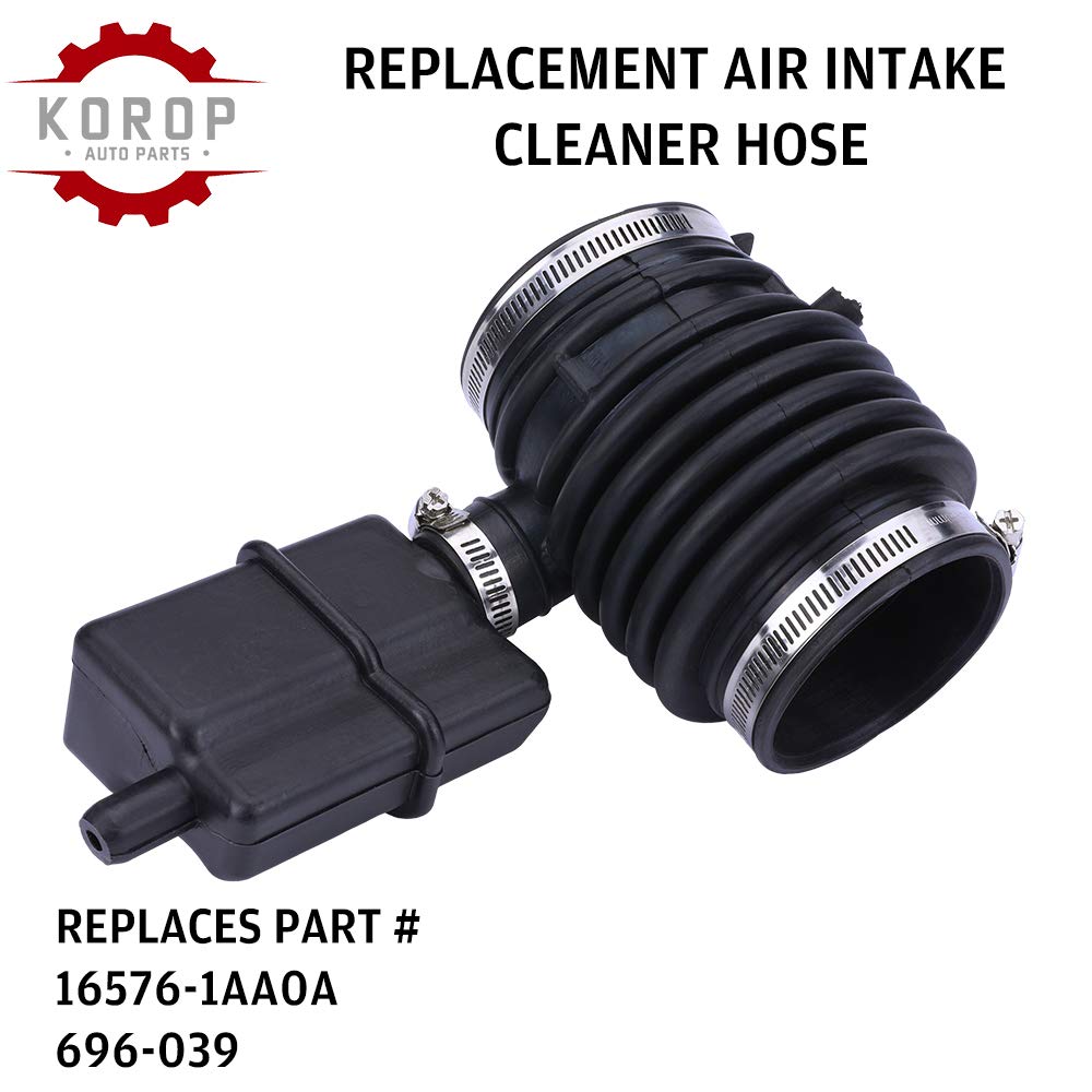 Air Cleaner Intake Hose Replaces 16576-1AA1A 16576-1AA0A Fits Nissan Murano 2009-2013 and Quest 2011-2017 Fresh Air Duct Tube Ho