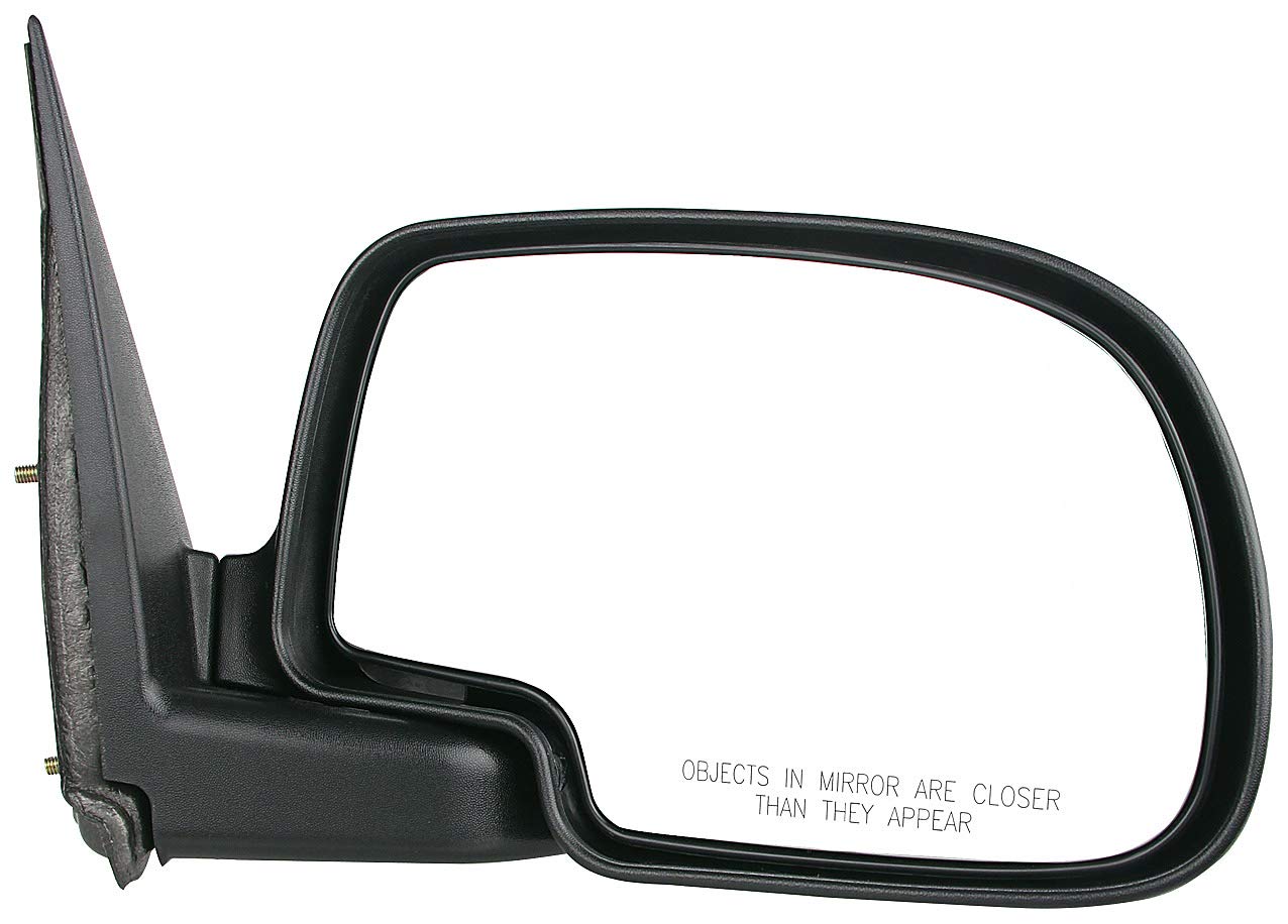 Dorman 955-069 Passenger Side Manual Remote Door Mirror - Folding Compatible With Select Chevrolet / Gmc Models, Black