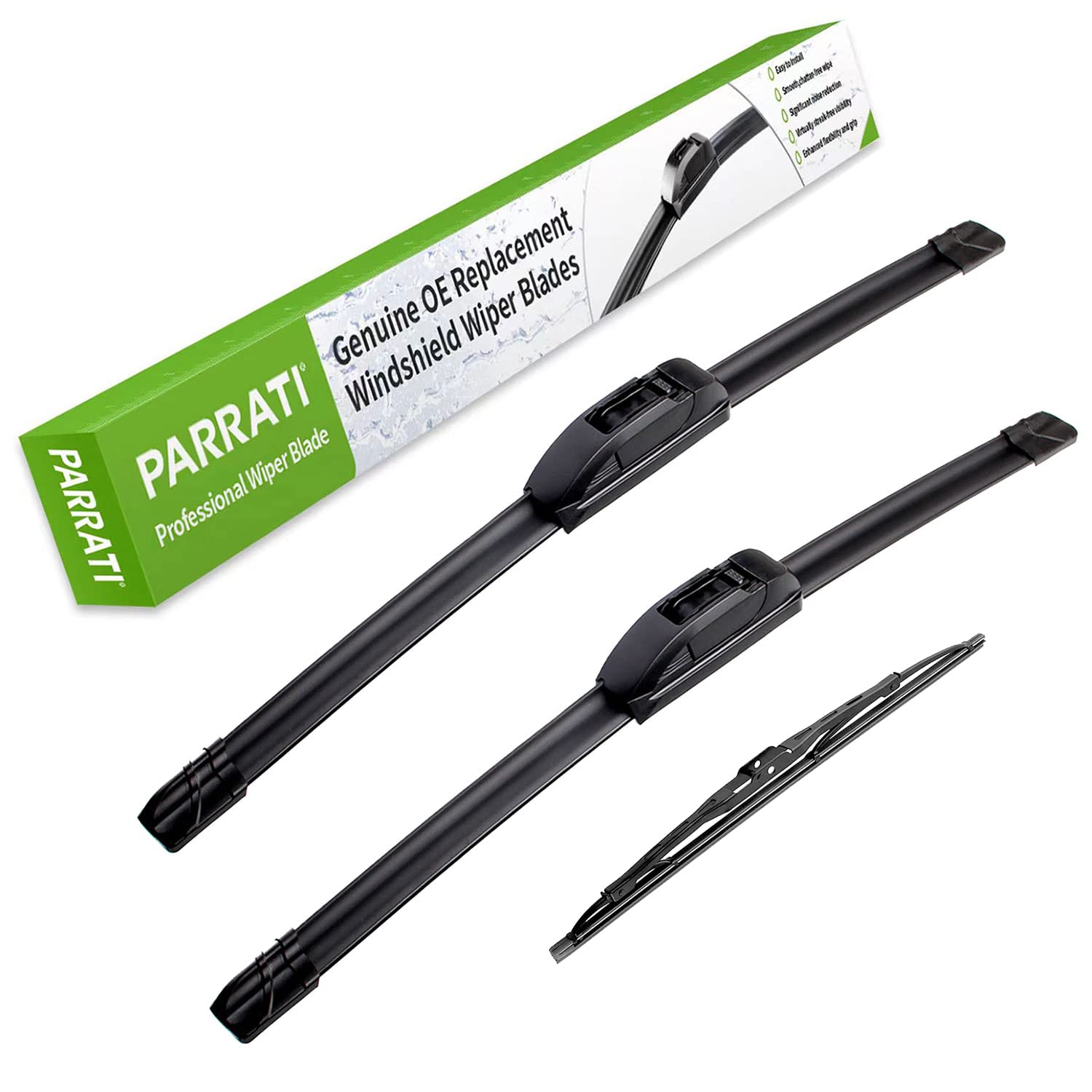 Parrati High Performance Premium All-Season Automotive Windshield Wipers With Rear Wiper Blades Replacement For 2008-2016 Chrysl