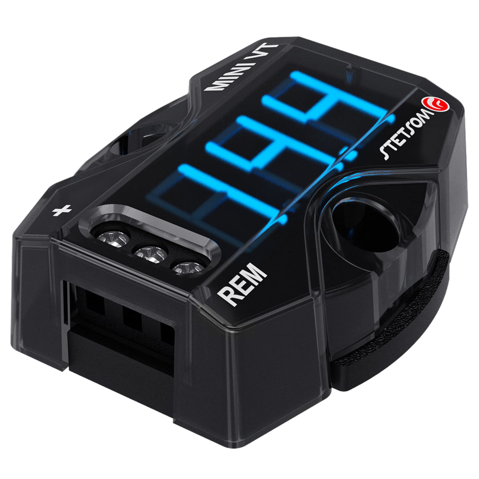 Stetsom MiniVT Digital Display Mini Voltmeter High Accuracy Blue LED 7V~30V Automotive Car Motorcycle Battery Voltage Panel Mete
