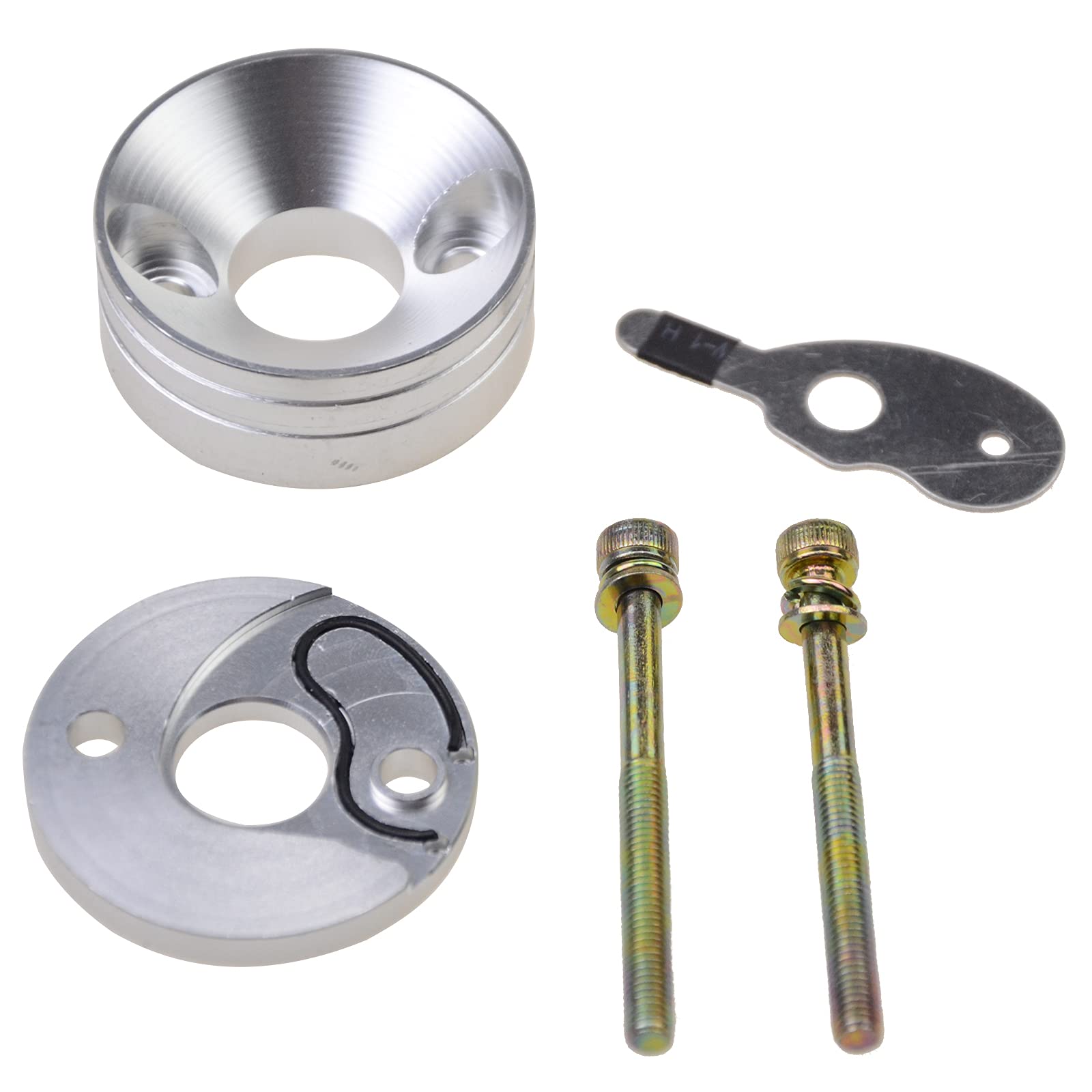 GOOFIT Red Air Filter Stack Choke Kit for 2-Stroke 23cc-49cc Mini Bikes, ATVs, Go Karts, and Scooters