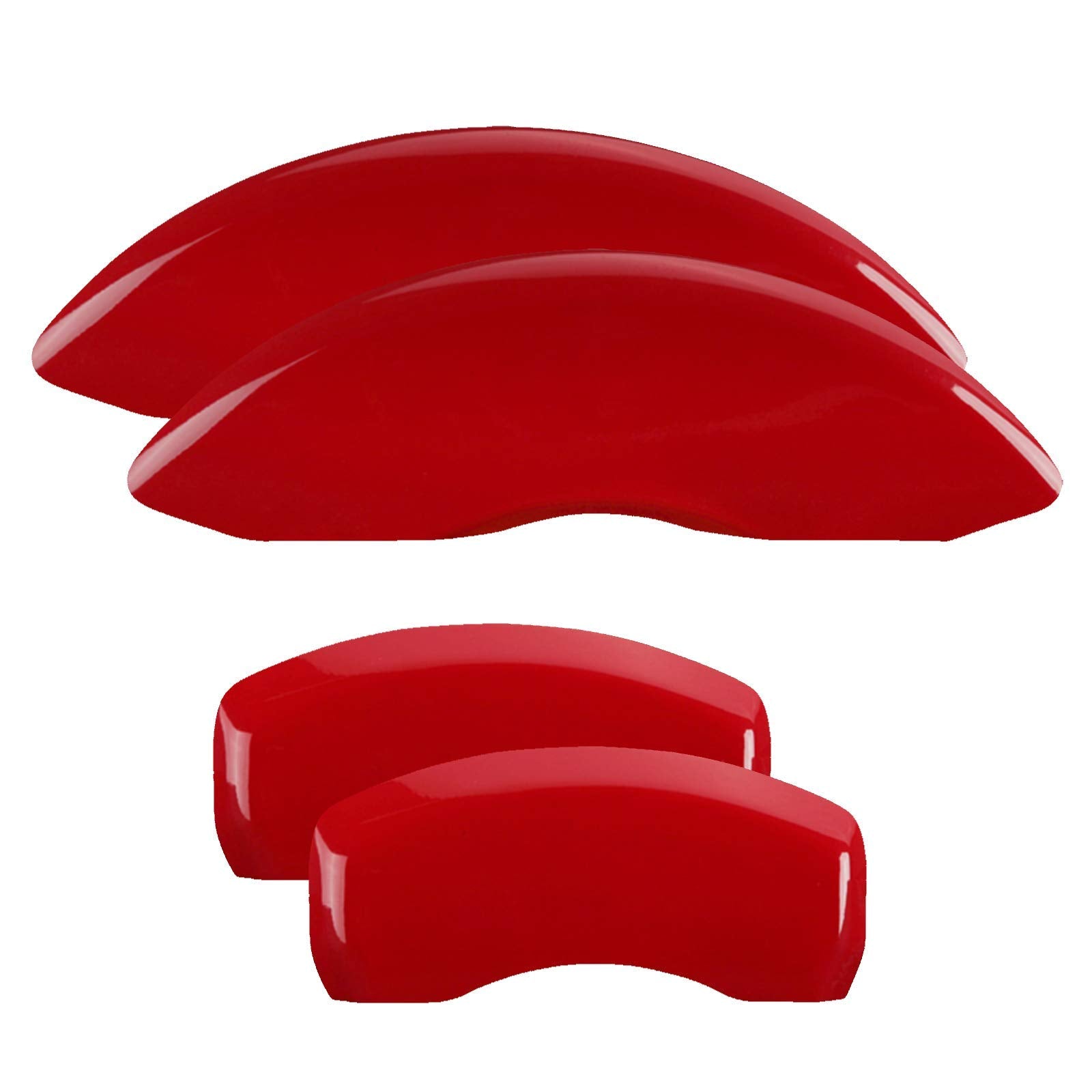 Mgp Brake Caliper Covers For 2011-2025 Dodge Durango (Requires 17'' Wheels Or Larger) Red Powder-Coated Finish, Aluminum Front A