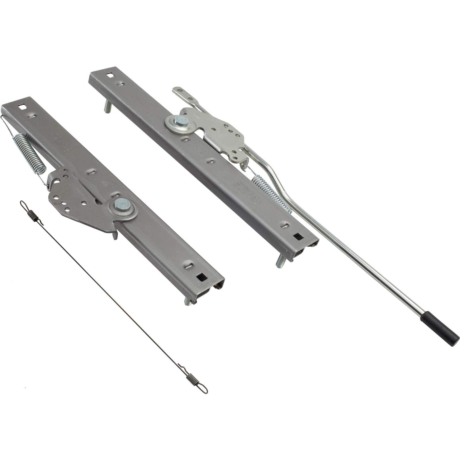 Speedway Motors Universal Bucket Seat Slider Tracks, Dual Locking Ball Bearing Mechanism, 7-Inch Adjustable Length, Ideal for Ho
