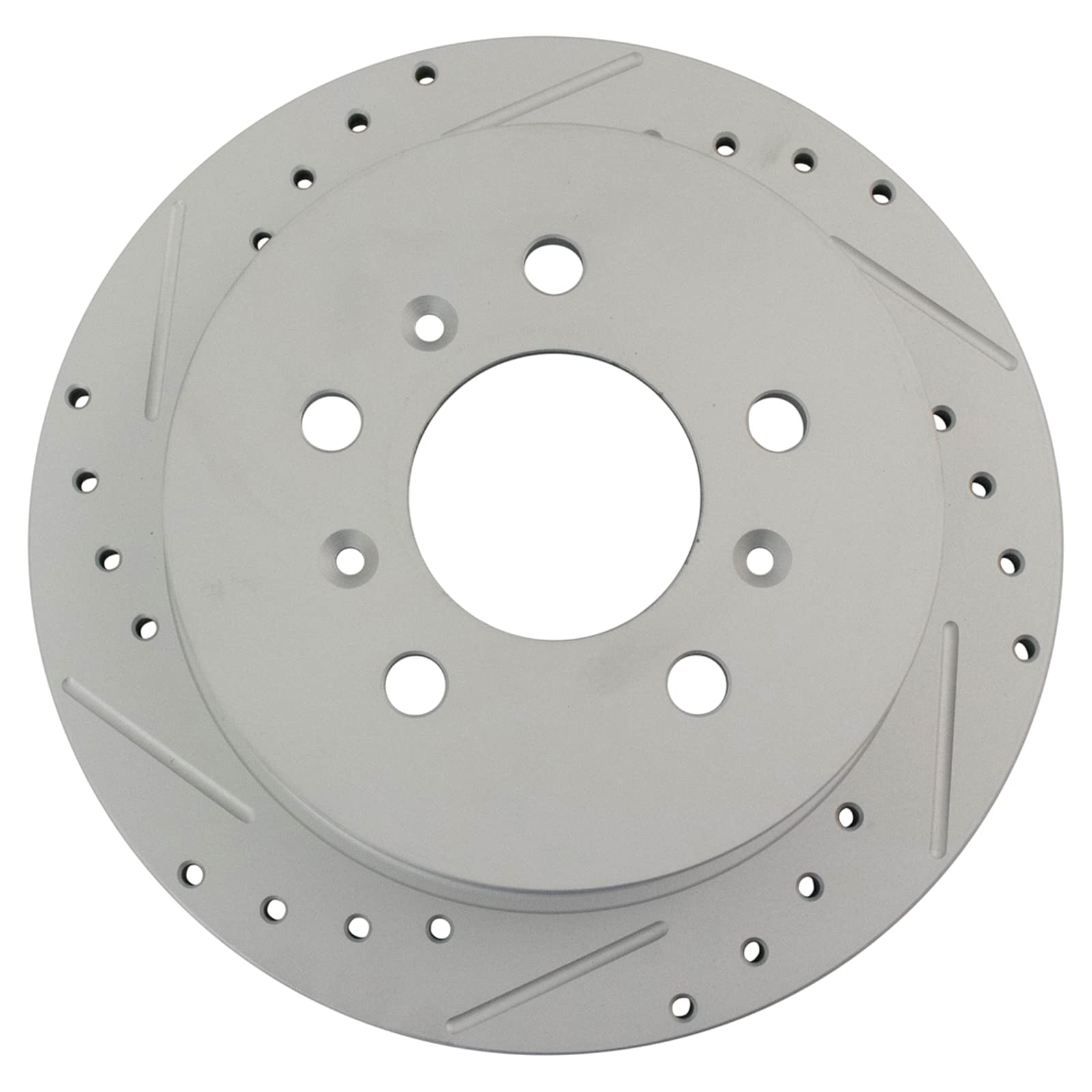 Trq Rear Performance Brake Rotors Set Premium G-Coated Compatible With 2008-2009 Buick Lacrosse 2006-2010 Chevrolet Impala 2006-