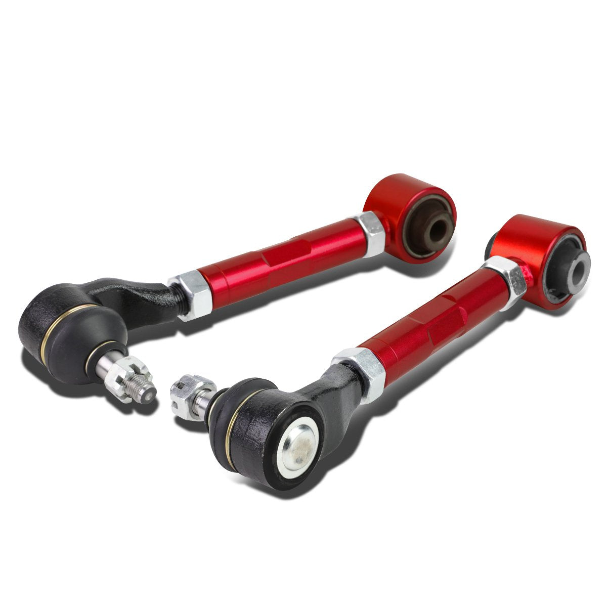 Compatible With Honda Accord/Acura Tsx/Mdx Rear Upper Toe Control Arm Camber Set (Red) - Uc1 Cl7 Cl9