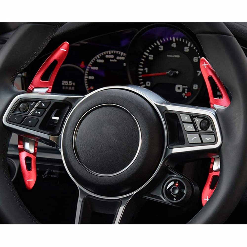 Sanrily For Porsche Paddle Shifter Extensions (Fits:Porsche Cayenne 2015-2018, Macan 2014-2018, Panamera 2017-2020, 911/Boxster