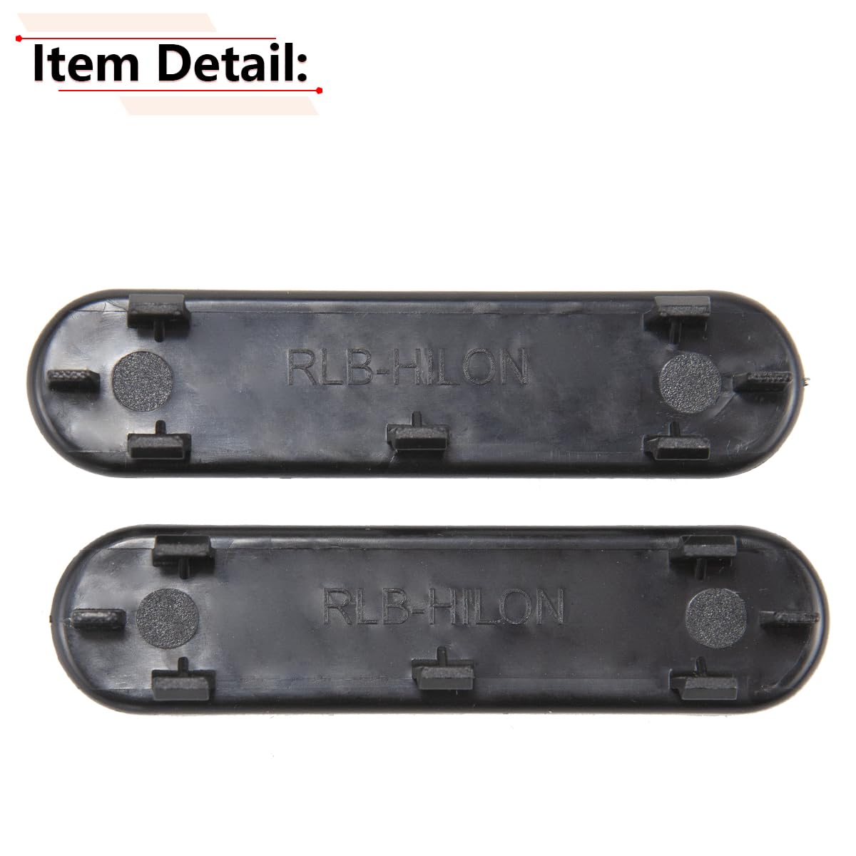 Rlb-Hilon 1 Pair Door Panel Handle Plug Screw Cover Trim Compatible With Chevy Corvette C5 1997 1998 1999 2000 2001 2002 2003 20