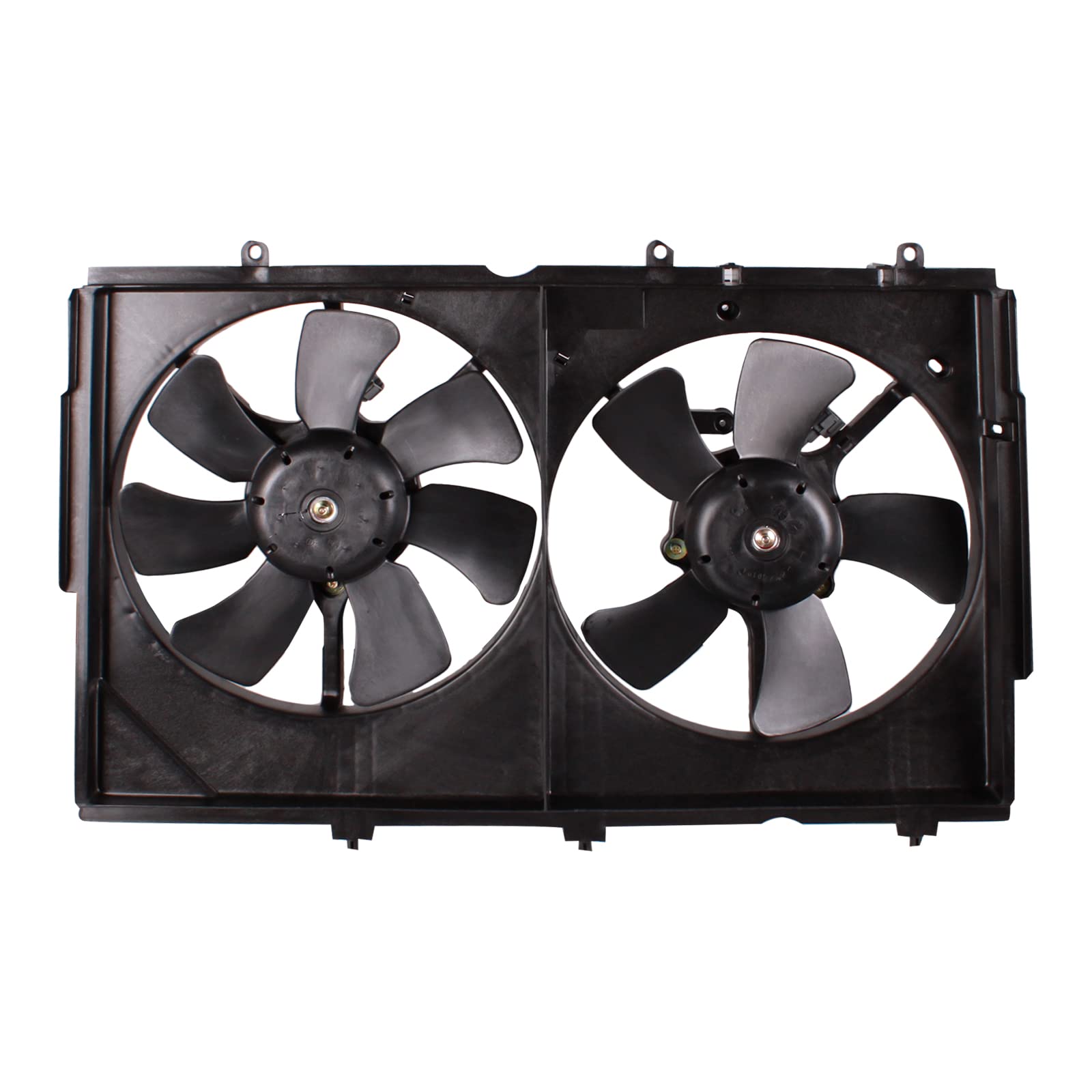Torcia TYG Radiator Cooling Fan Assembly for 2003-2006 Mitsubishi Outlander 2.4L, Metal, Model MB66033A, 2-Pin, OE Numbers: