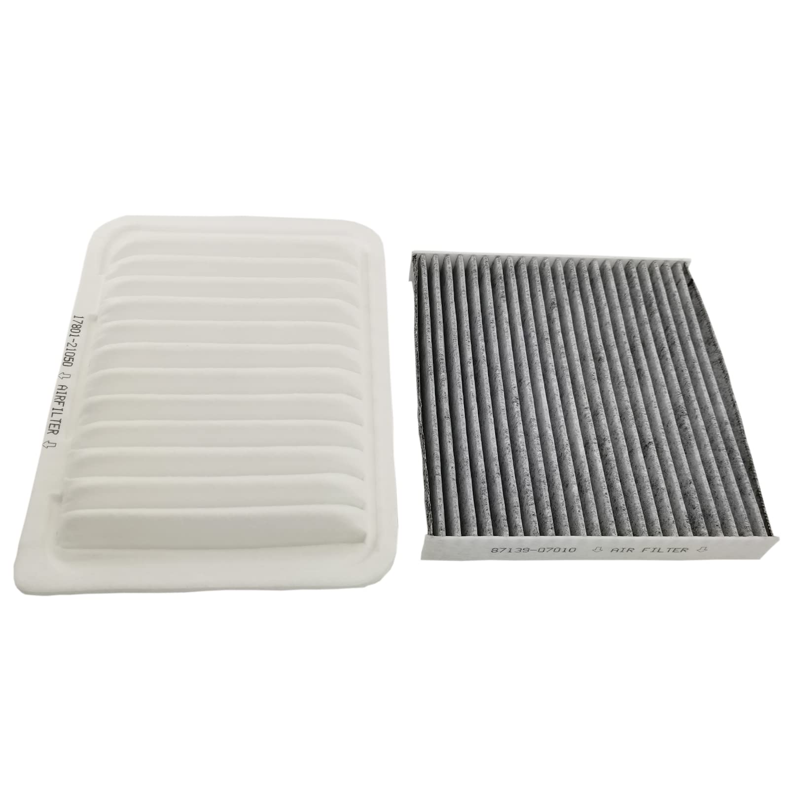 GaeaAuto Engine Air Filter & Carbon Cabin Air Filter fit for Corolla(2009-2019) Matrix(2009-2014) Yaris(2007-2018) Scion xD(2008