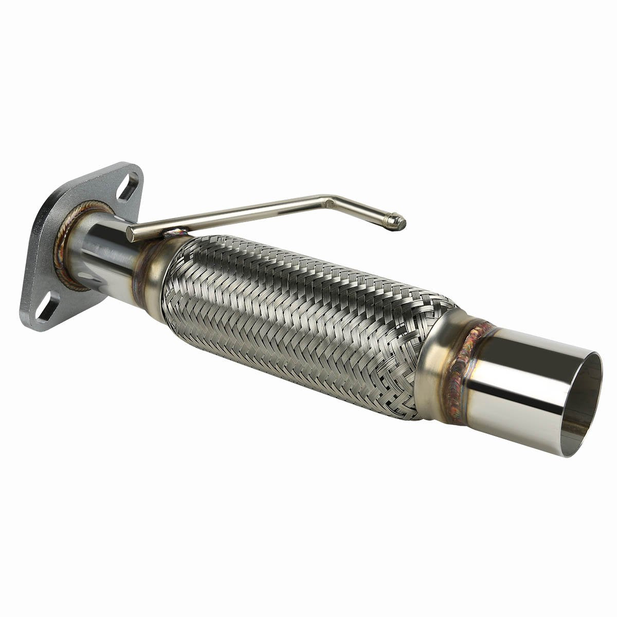 DNA MOTORING FXP-FESC01 Flex Pipe Connector for 03-08 Ford Escape 3.0L V6, Stainless Steel