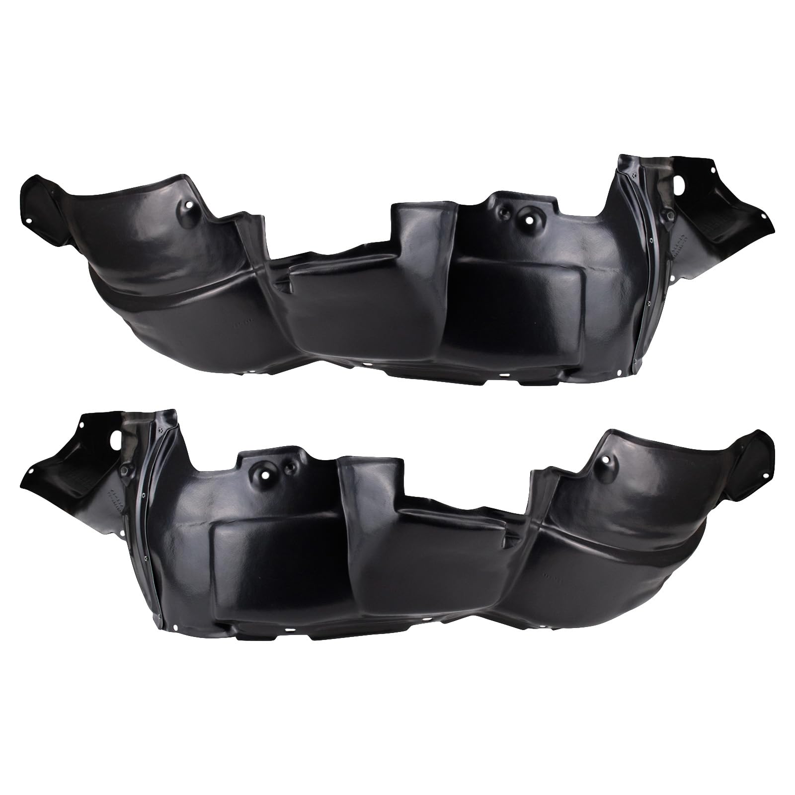 Trq Inner Fender Liner Set Compatible With 2001-2003 Toyota Highlander To1248131 To1249131