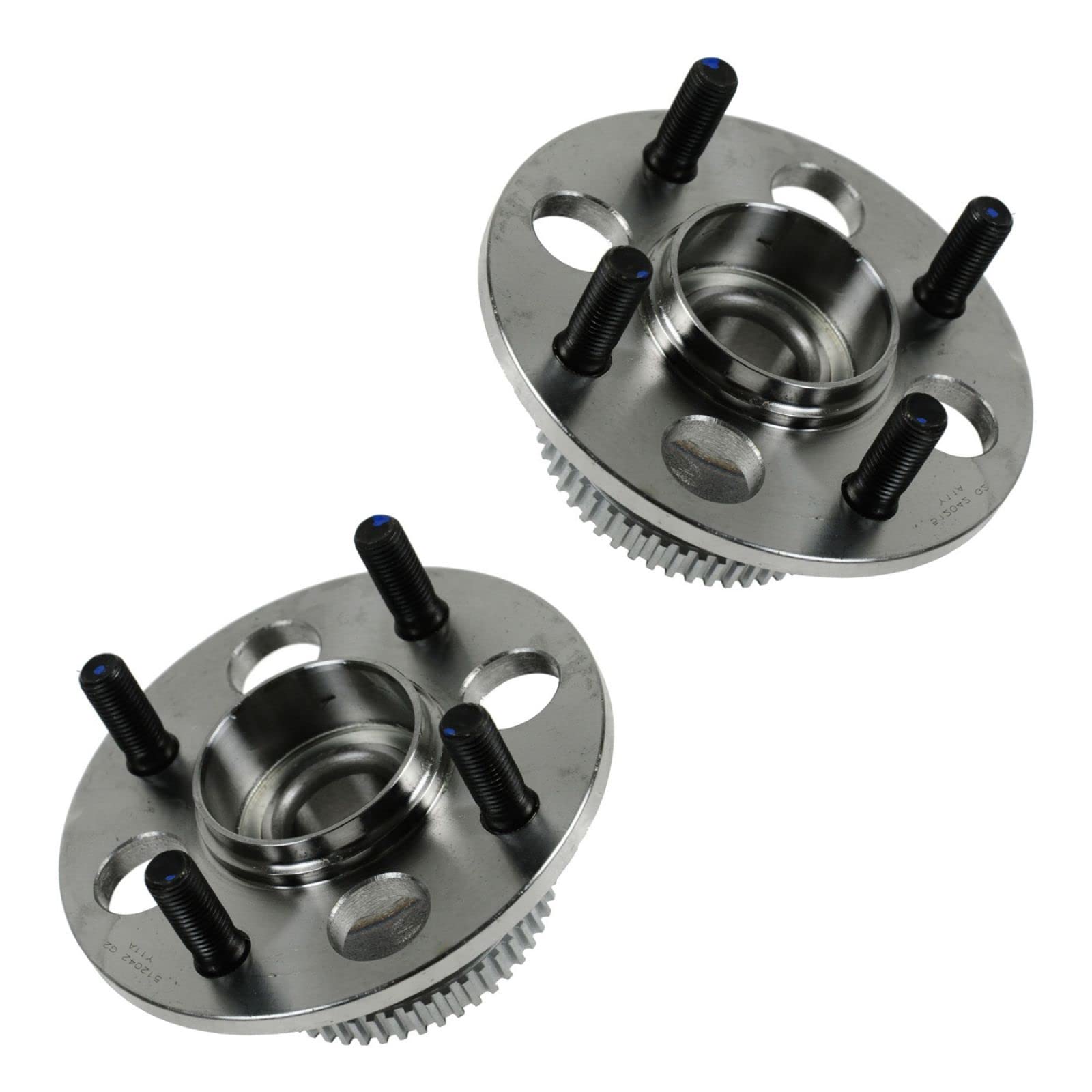 Trq Rear Wheel Hub Bearings Assembly Set Compatible With 1996-2000 Honda Civic