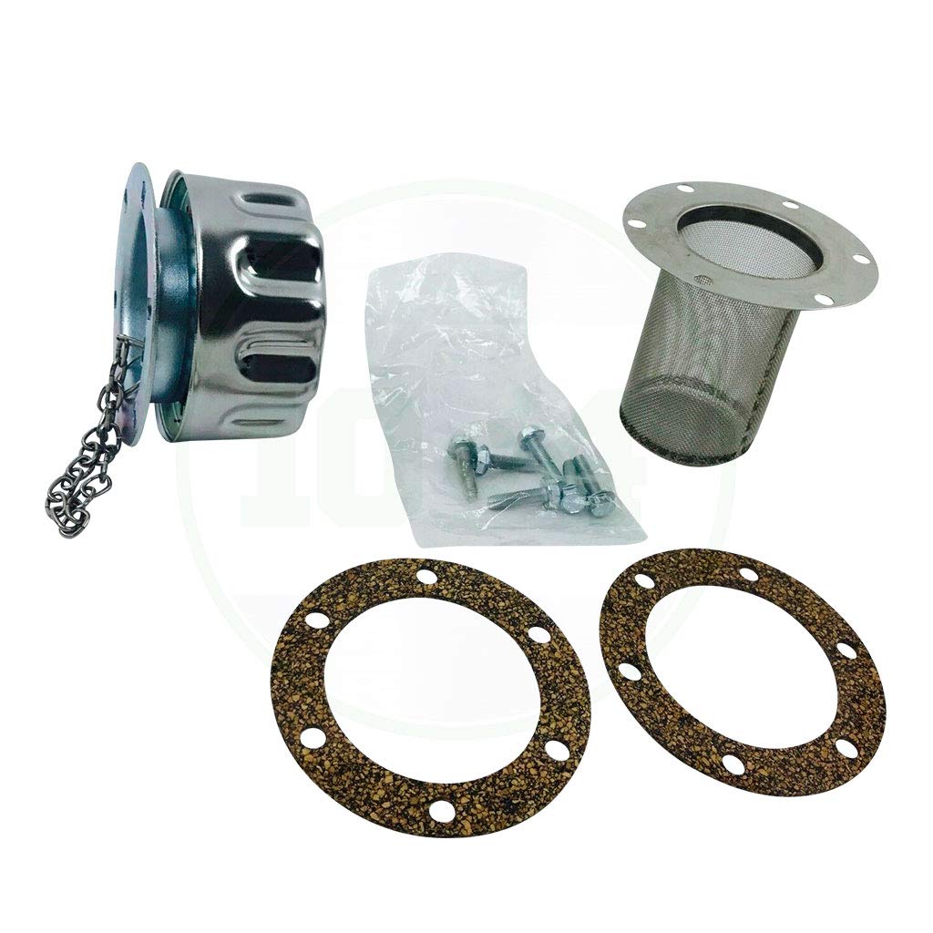 Buyers Products Hydraulic Filler-Strainer Breather Cap, 40 Micron Filtration, Model TFA005715, Gray