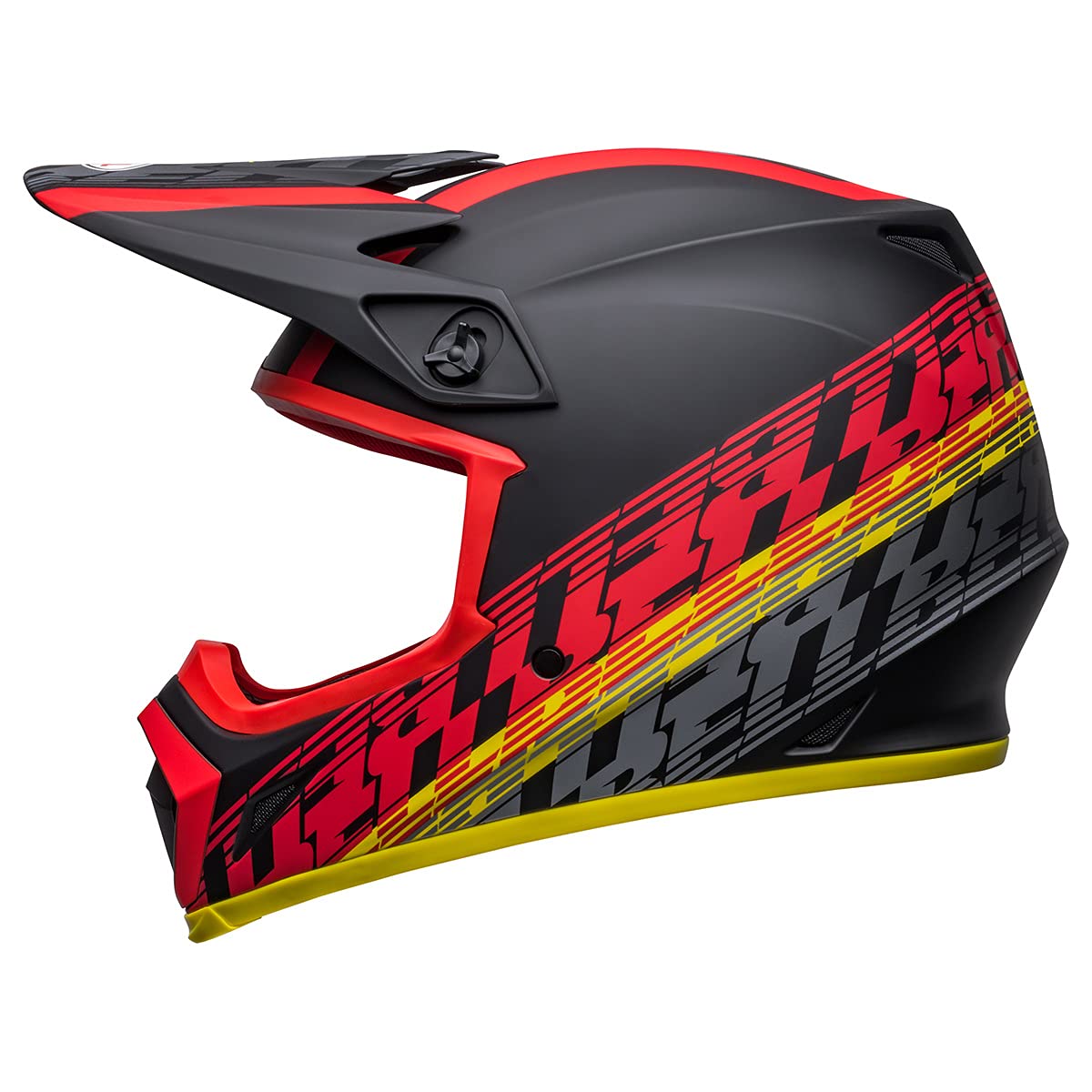 Bell Mx-9 Mips Dirt Helmet (Offset Matte Black/Red - Large)
