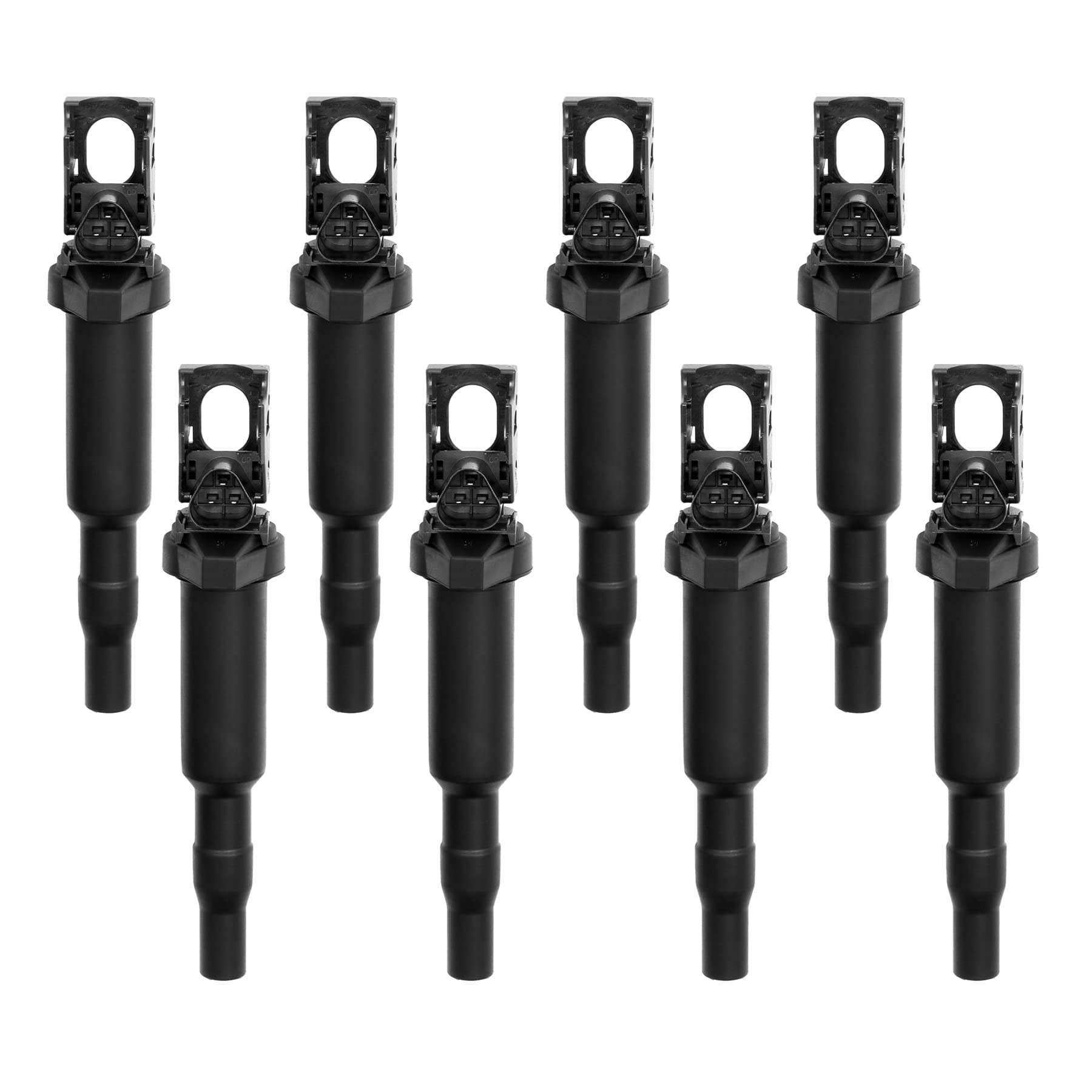 HQPASFY Ignition Coil Pack - 8pcs Compatible with BMW V8 Models 4.4L 4.8L Replaces 0221504470, UF-592
