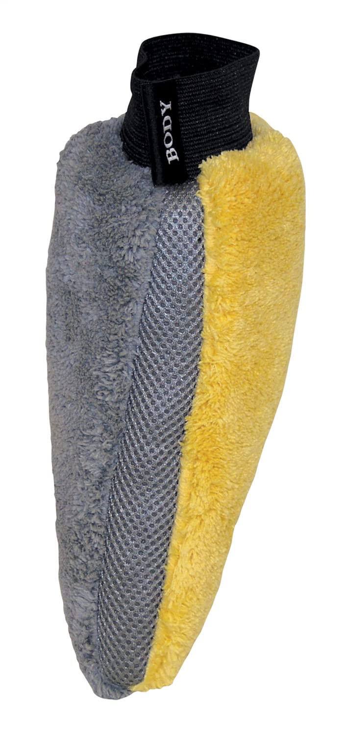 Terry Microfiber Water Proof Mitt W/Side Scrubr