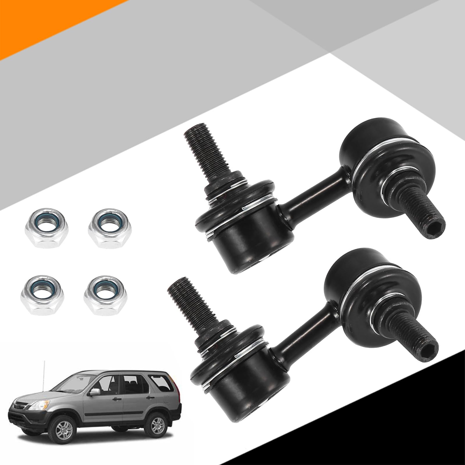 Xopiyao 2Pcs Sway Bar Link Compatible With 2001-2005 Acura El,2003-2011 Element,2002-2006 Cr-V,2001-2005 Civic,Front Stabilizer
