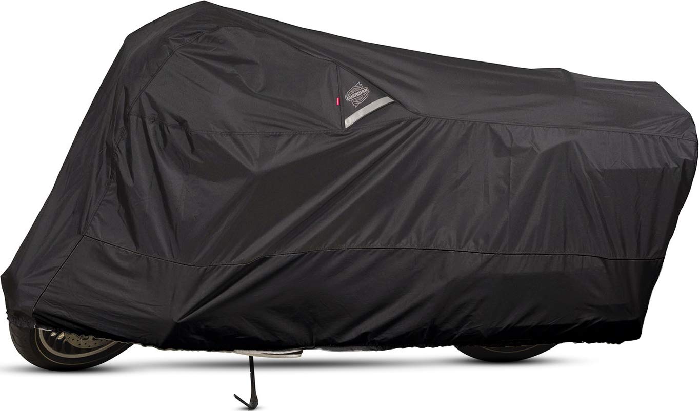Dowco Guardian 50005-02 WeatherAll Plus Indoor/Outdoor Waterproof Motorcycle Cover: Black, XX-Large. Lifetime Warranty. Professi