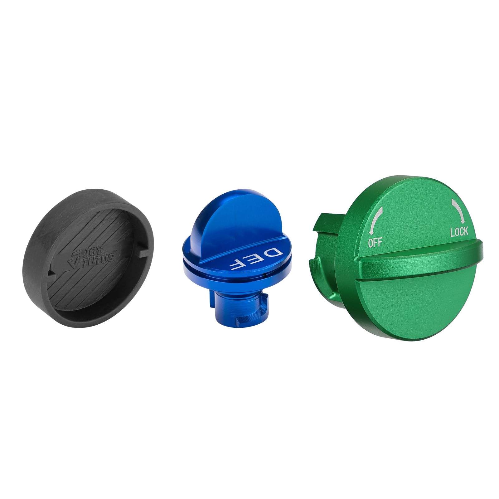 JOYTUTUS DIESEL Gas Cap & Gas Cap Holder & DEF Cap Compatible with 2019 2020 2021 2022 2023 2024 Ram, Aluminum Diesel Fuel Tank 