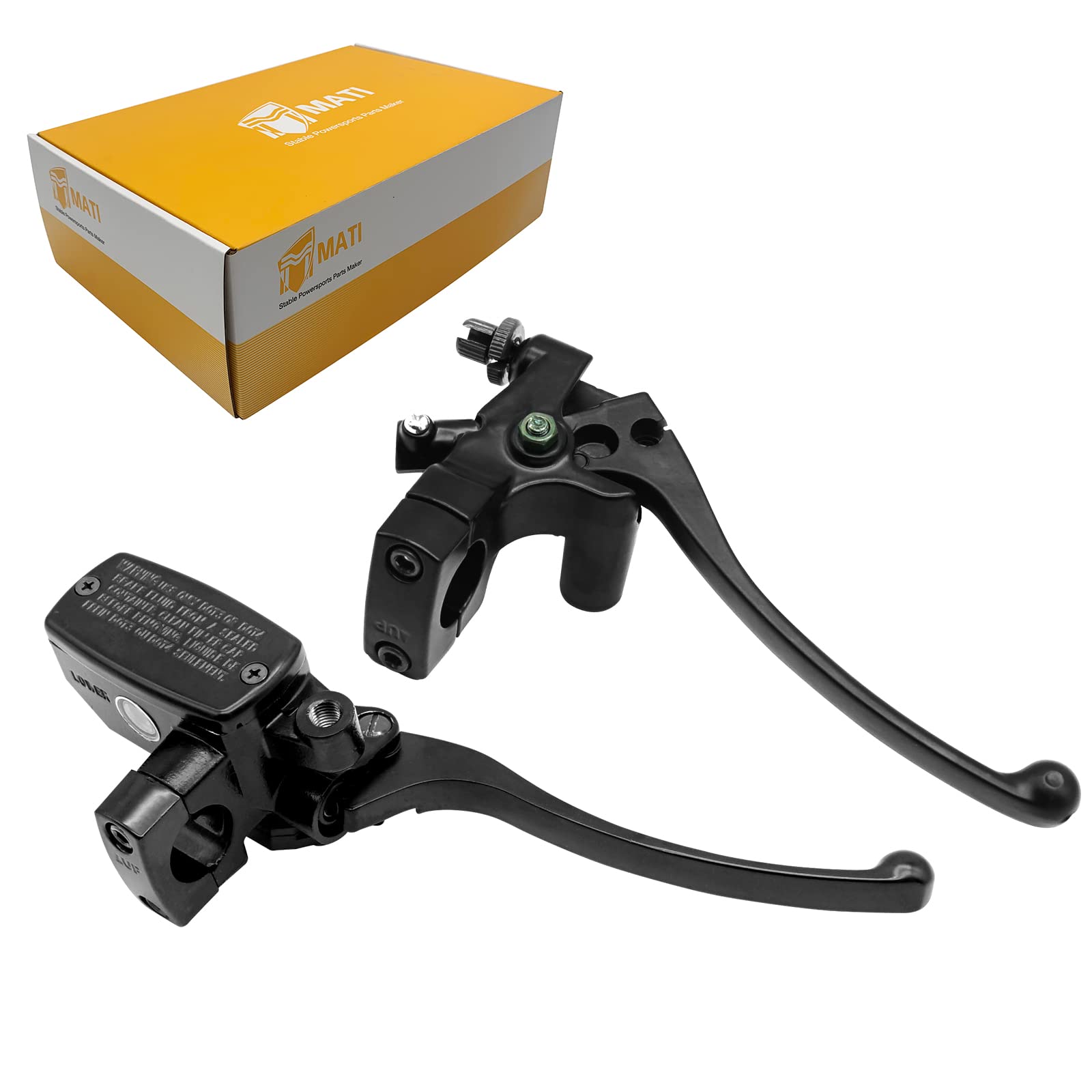 Brake Master Cylinder Clutch Lever 1'' 25mm Compatible with Honda VT600 VT750 VT1100 VT1300 VTX1300 VF750, Left & Right Motorcyc