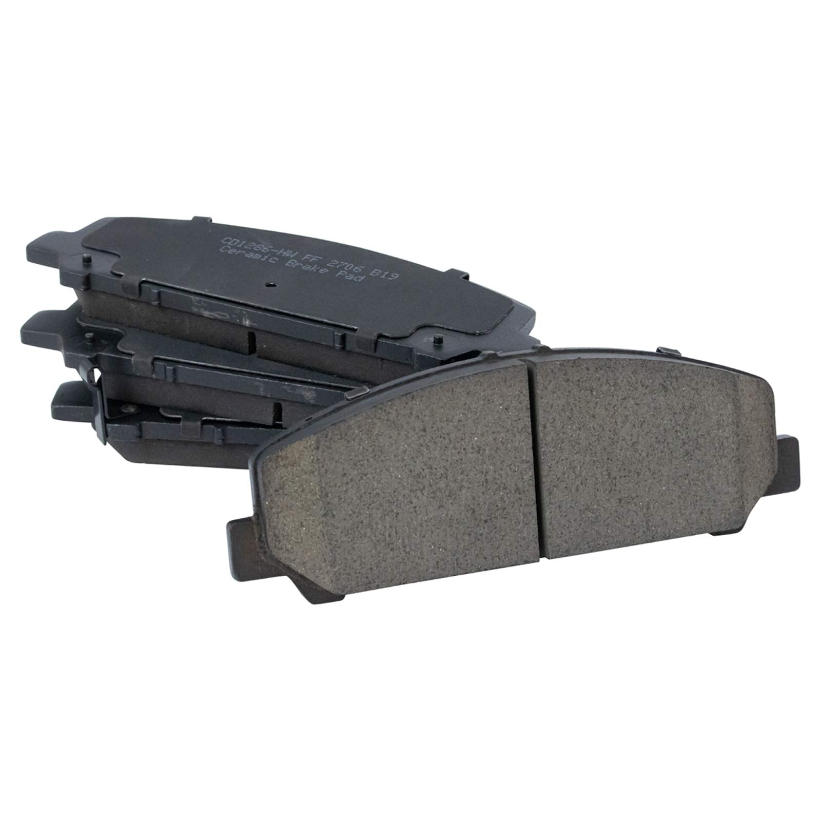 TRQ Front Brake Pads Ceramic Compatible with 2005-2013 INFINITI QX56 2014-2021 QX80 2006-2019 Nissan Armada 2008-2021 TITAN 2011