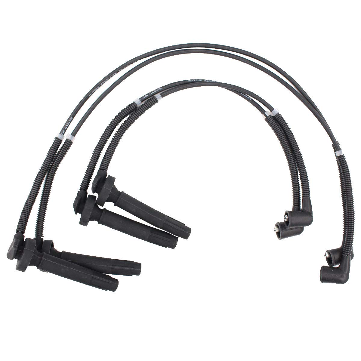 NewYall Pack of 4 Spark Plug Wire