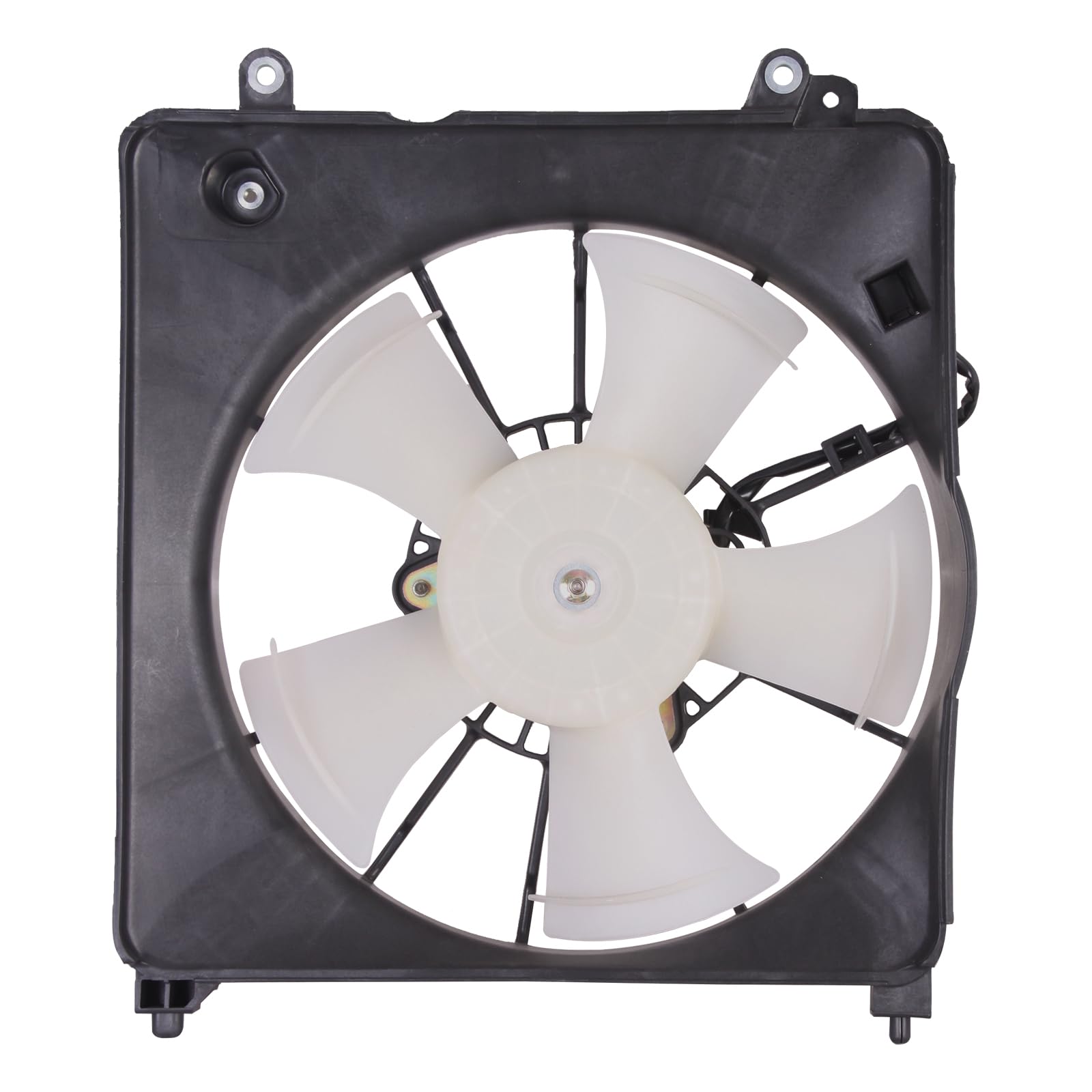 TYG Upgraded Cooling Fan Assembly for 2009-2014 Honda FIT 1.5L | Racing-Level OE Replacement Engine Radiator for 19015-RB0-004 |