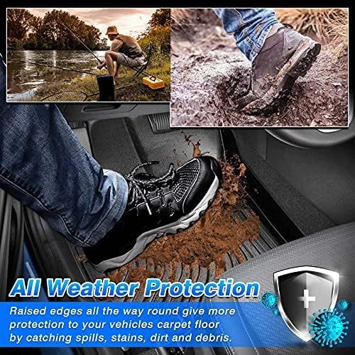 Cartist Floor Mats Fit For 2018-2024 Chevy Equinox/Gmc Terrain, All Weather Floor Liners Heavy Duty, Front, Rear, Full Set Liner