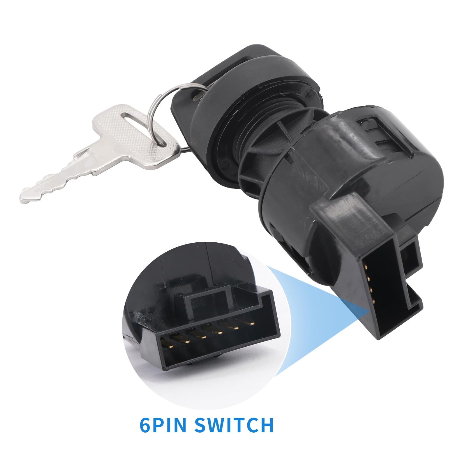 KIPA Ignition Key Switch for Polaris Sportsman 400 500 600 700 800 Ranger 500 700 900 1000 XP Diesel RZR 800 900 1000 Turbo Brut