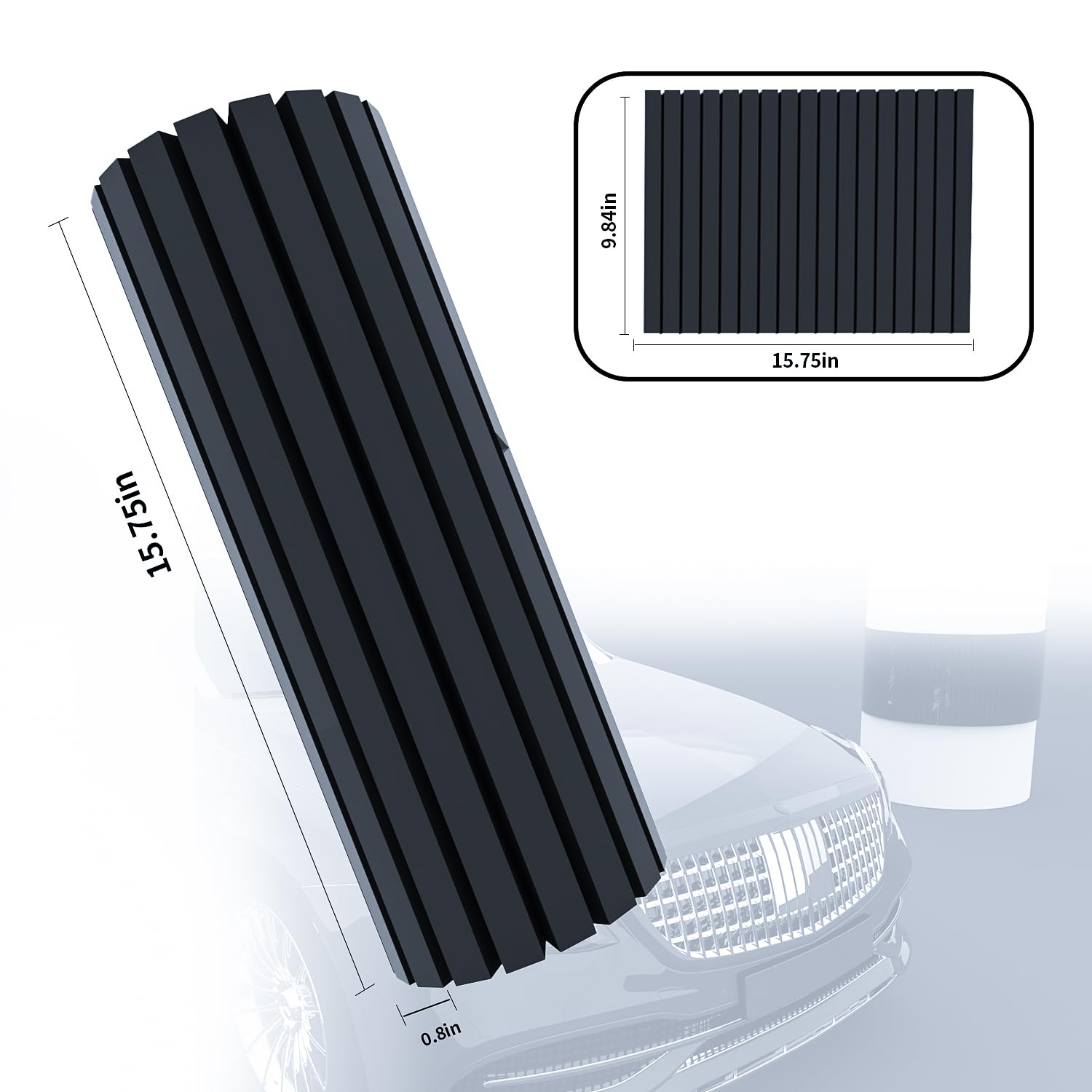 Garage Smith Gwp08 Garage Wall Protector Foam Wall Column Corner Guard For Parking Garages - Wall Edge Protector - Wall Corner E
