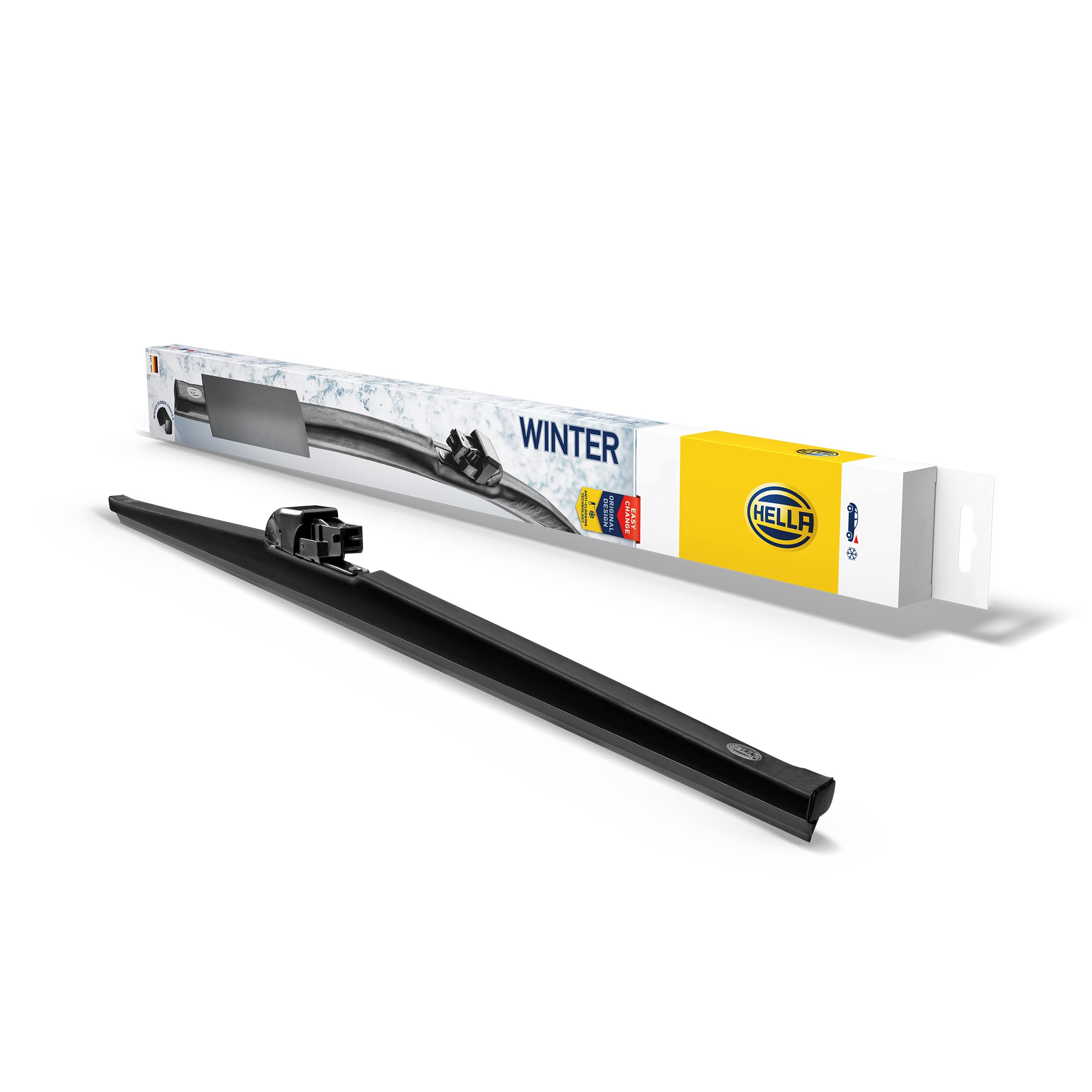 Hella Oe Quality 21 Inch Winter Rubber Wiper Blade (Single Blade) Fits Select Domestic, Asian And European Vehicles / 358004211