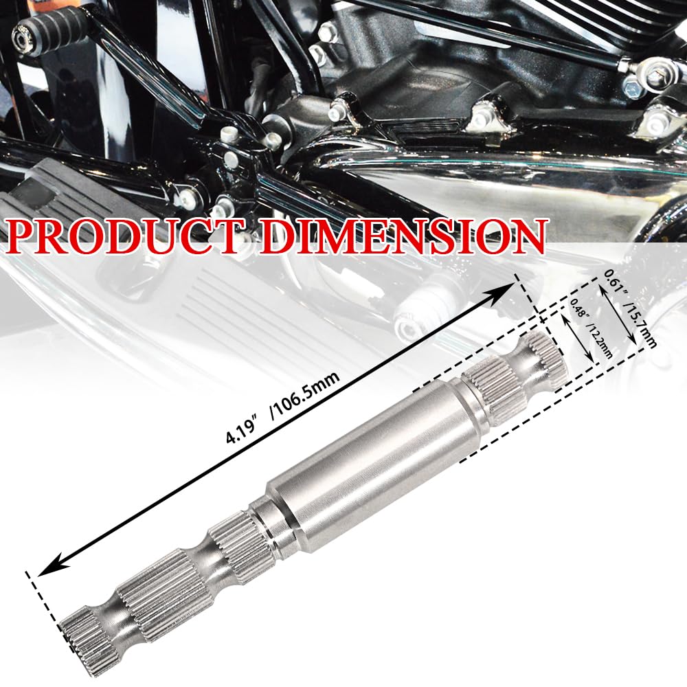 Wowtk Inner Steel Shifter Lever Shaft Fits For Harley Touring Electra Glide Road Glide Road King Street Glide Ultra Limited Cvo