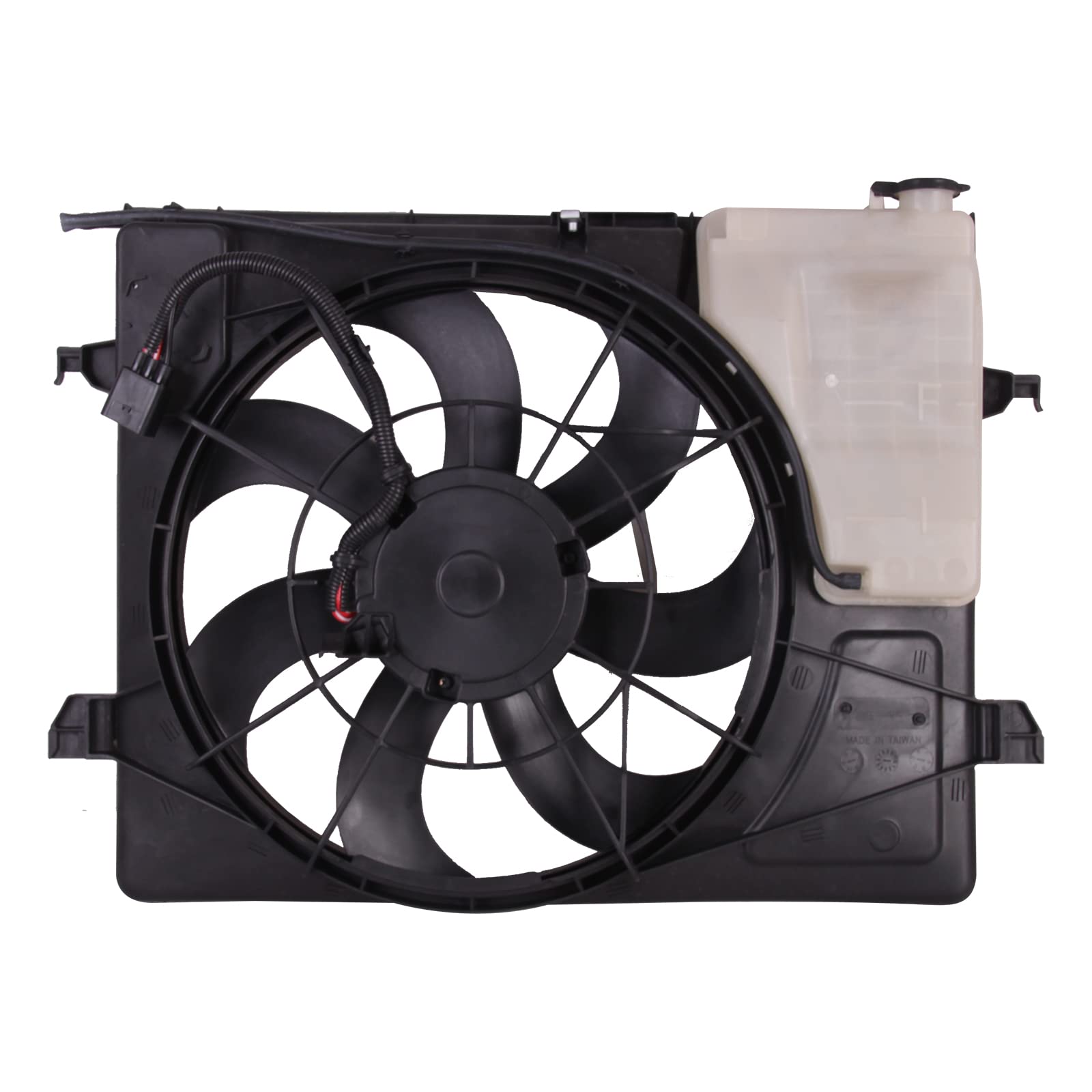 TYG OE Replacement(CAPA Quality) Cooling Fan Extra Silent for 2010(to 8-26 '10) Kia Forte Sedan W/Resistor, 2011-2013 Forte Hatc