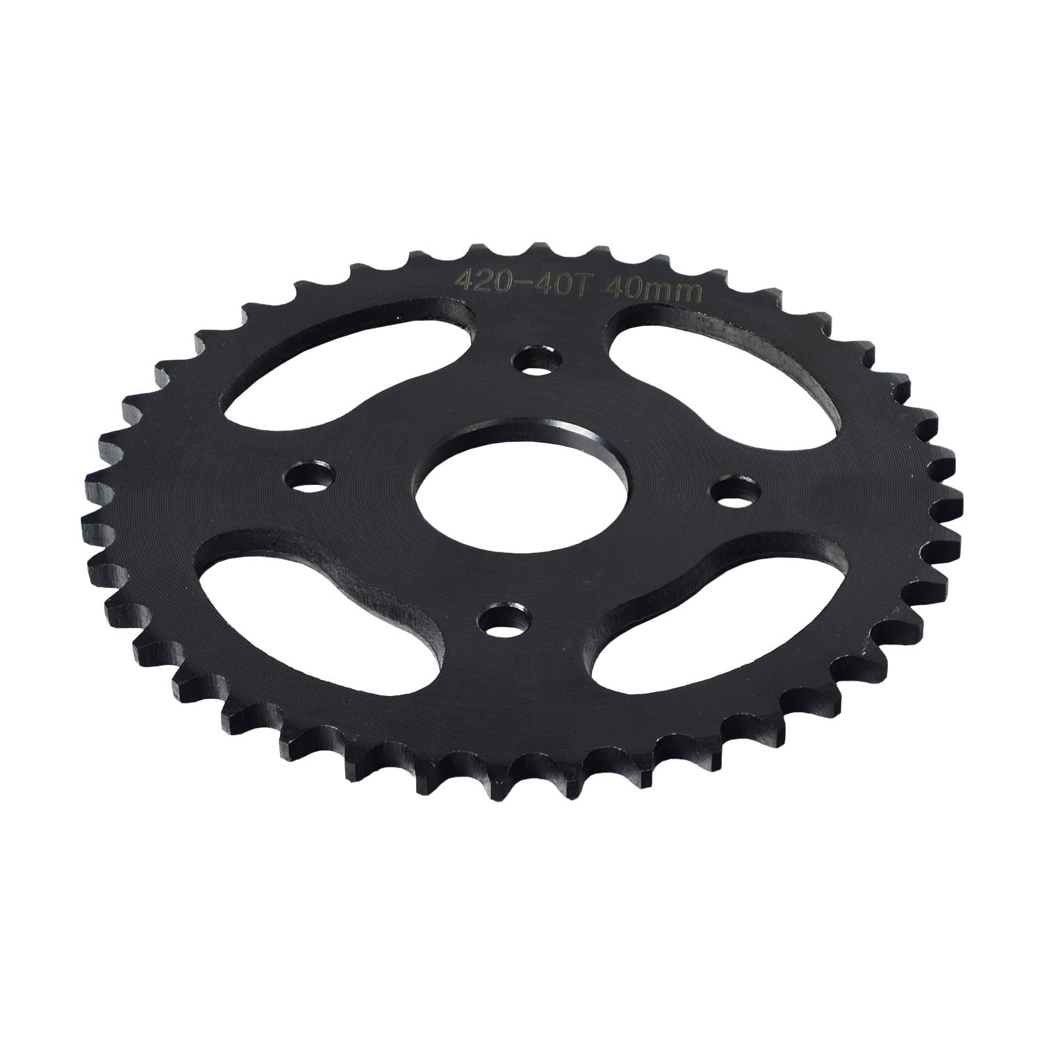Alveytech #40/41/420 Chain 40 Tooth Rear Sprocket - Compatible Replacement Fits 79Cc Gas Mini Bike, 3-Wheel Trike, Go-Kart, Atv,