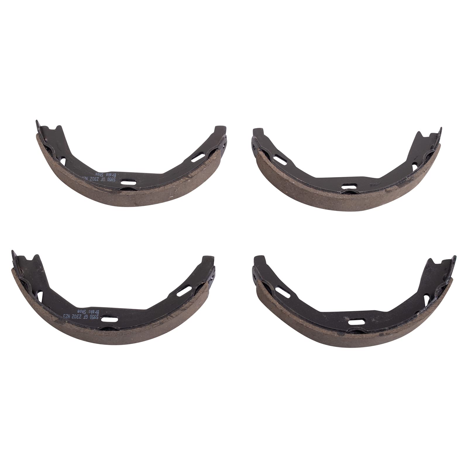 Trq Rear Brake Pad & Rotor Kit Brake Pads Brake Rotor Parking Brake Shoe Set Ceramic Compatible With 2010-2014 Mercedes-Benz E35