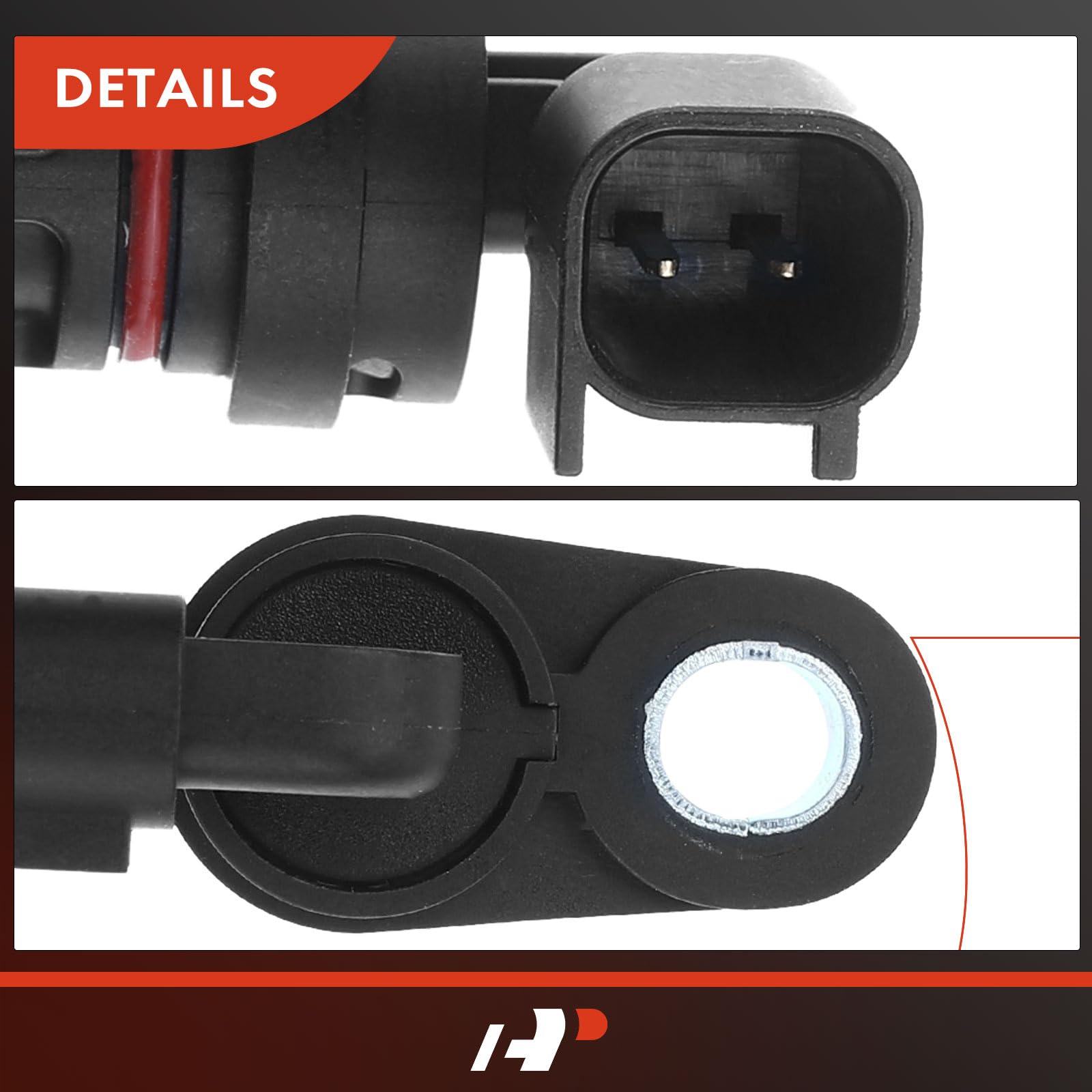 A-Premium Abs Wheel Speed Sensor Compatible With Ford & Lincoln Models - For F-150/250/350, F-250/350/450/550 Super Duty, F53, F