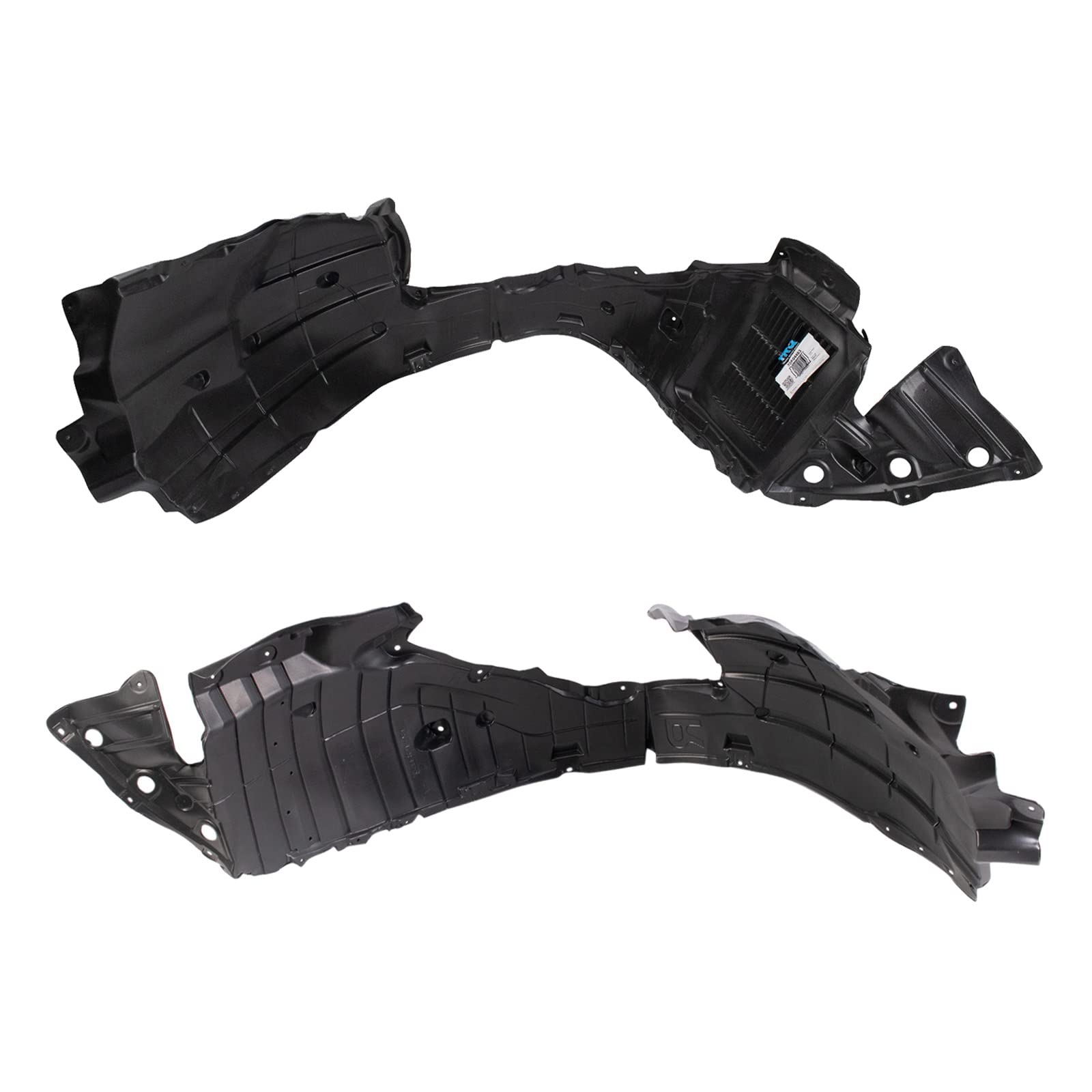 Trq Front Inner Fender Liner Set Compatible With 2015-2020 Infiniti Qx60 Nissan Pathfinder Ni1248152 Ni1248161 Ni1249152 Ni12491