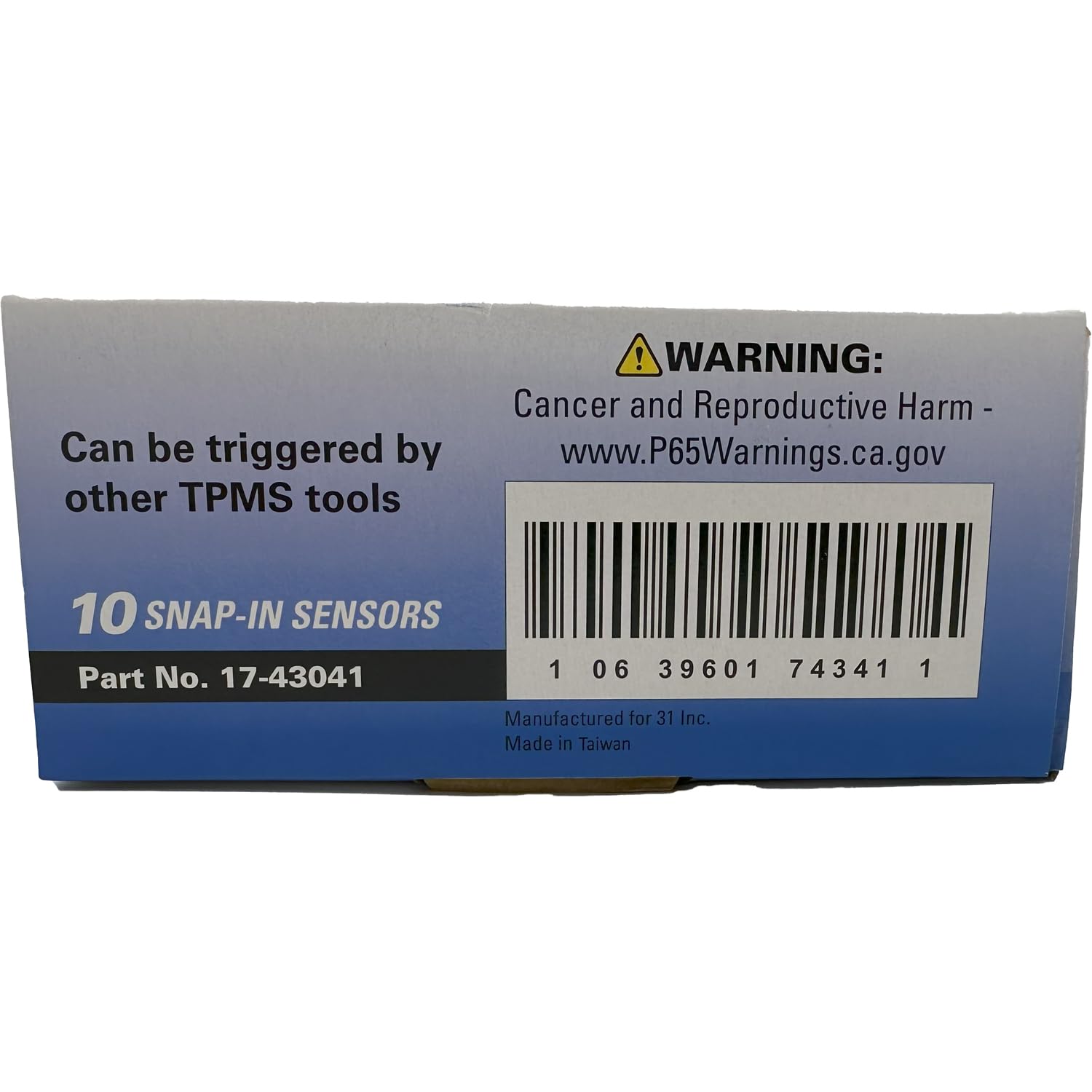 Xtra-Seal TPMS Sensor - Smart Sensor 17-43041, Multi-Frequency, Programmable, Box of 10