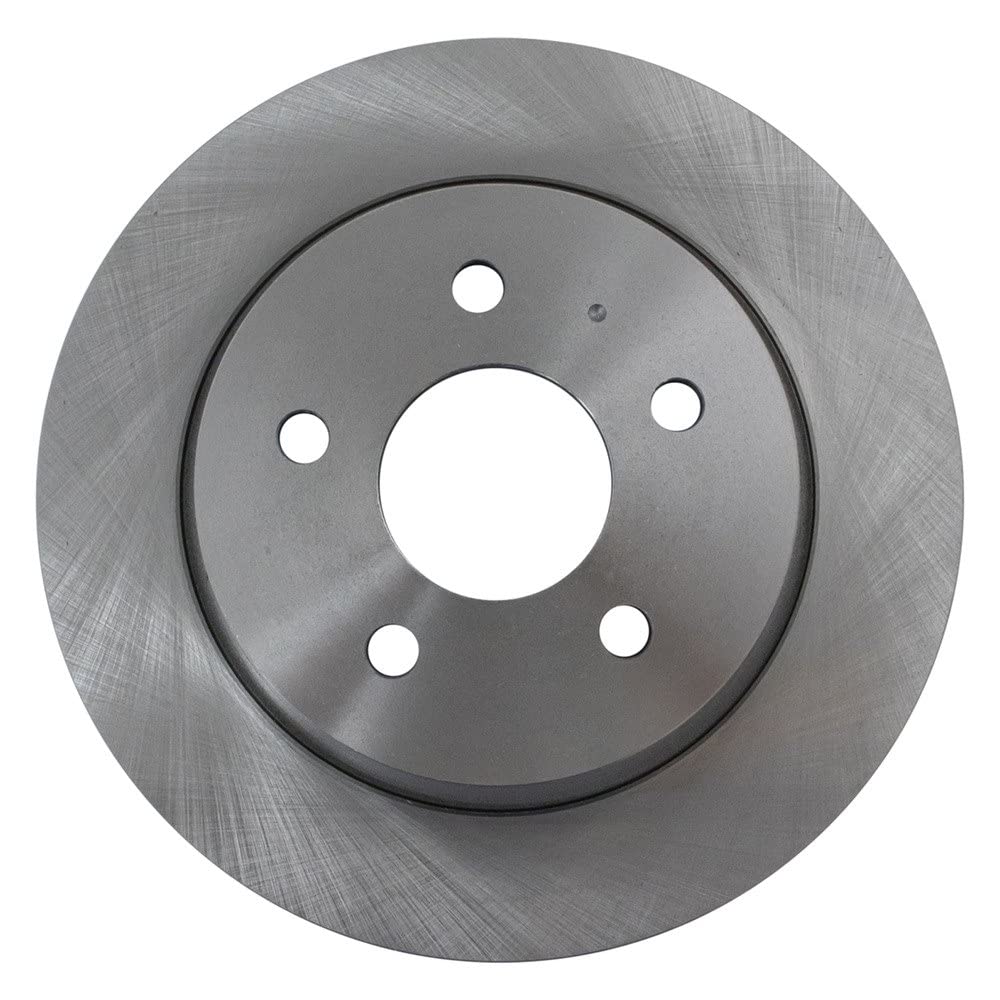 Trq Rear Brake Rotors Set Solid Compatible With 2013-2018 Ford C-Max 2013-2016 Escape 2014-2018 Transit Connect