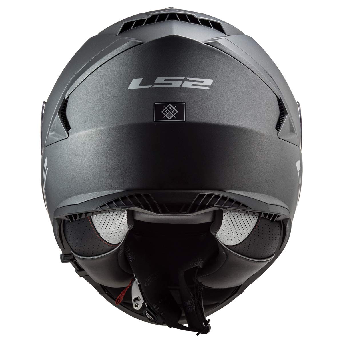 Ls2 Helmets Assault Full Face Motorcycle Helmet W/Sunshield (Matte Titanium - X-Small)
