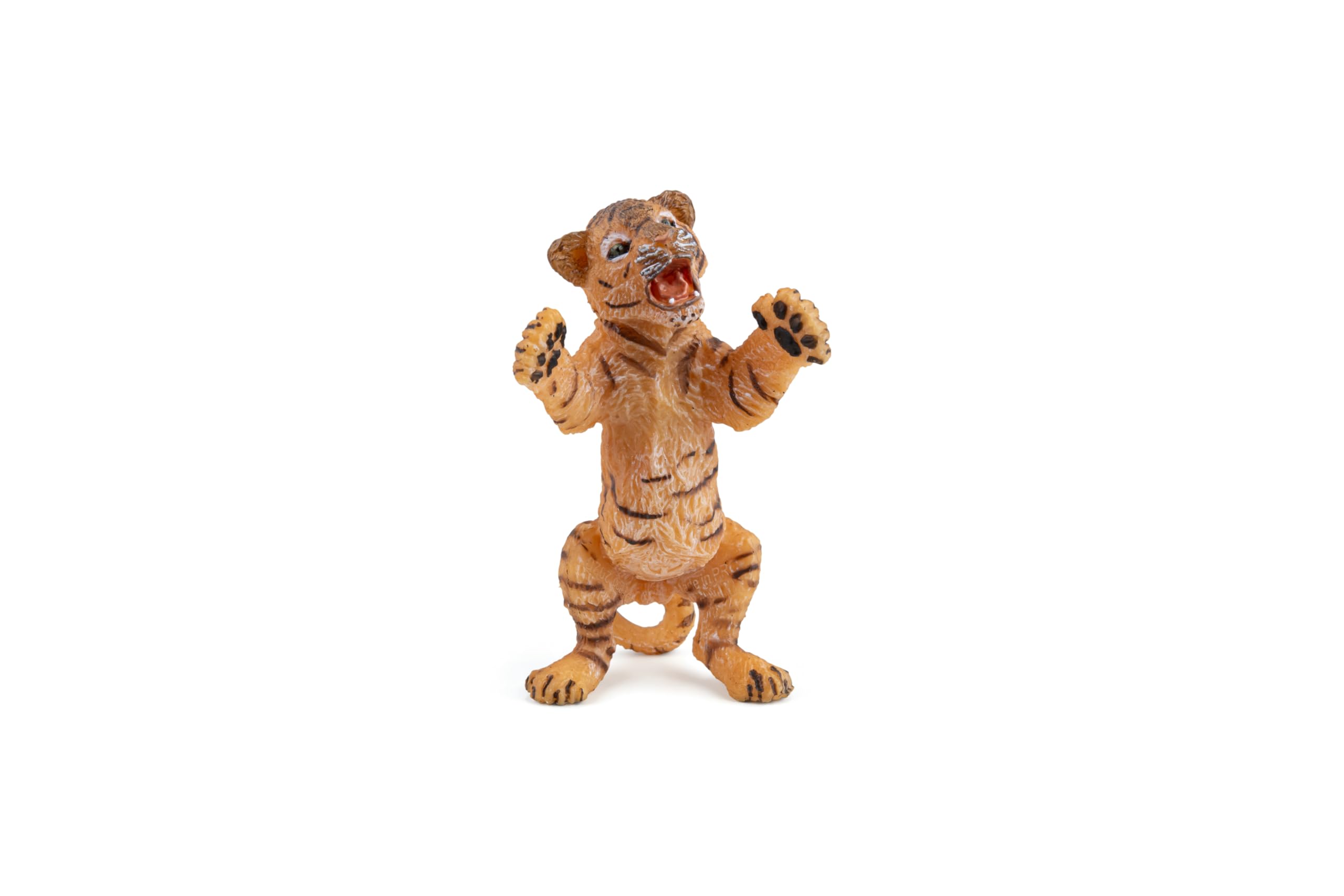 Papo -Hand-Painted - Figurine -Wild Animal Kingdom - Standing Tiger Cub -50269 -Collectible - For Children - Suitable For Boys A