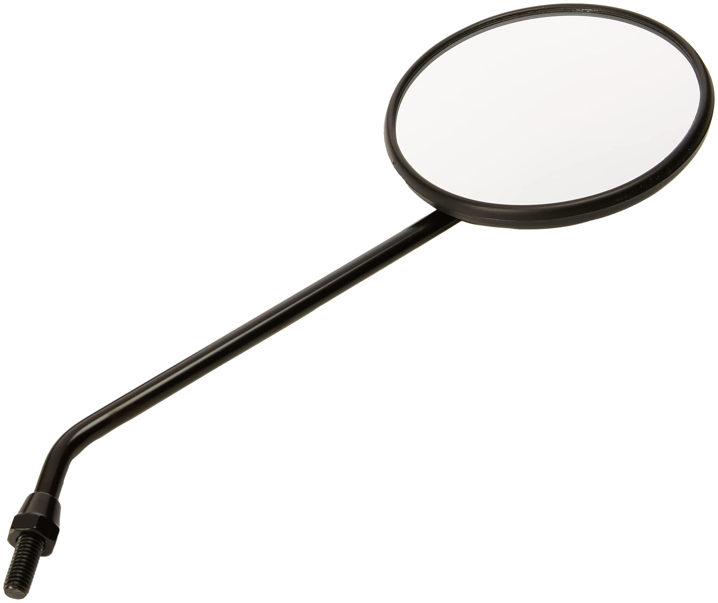 Ken Sean Universal Scooter Motorcycle Mirror - Model 970830, Black Glass, Durable Design