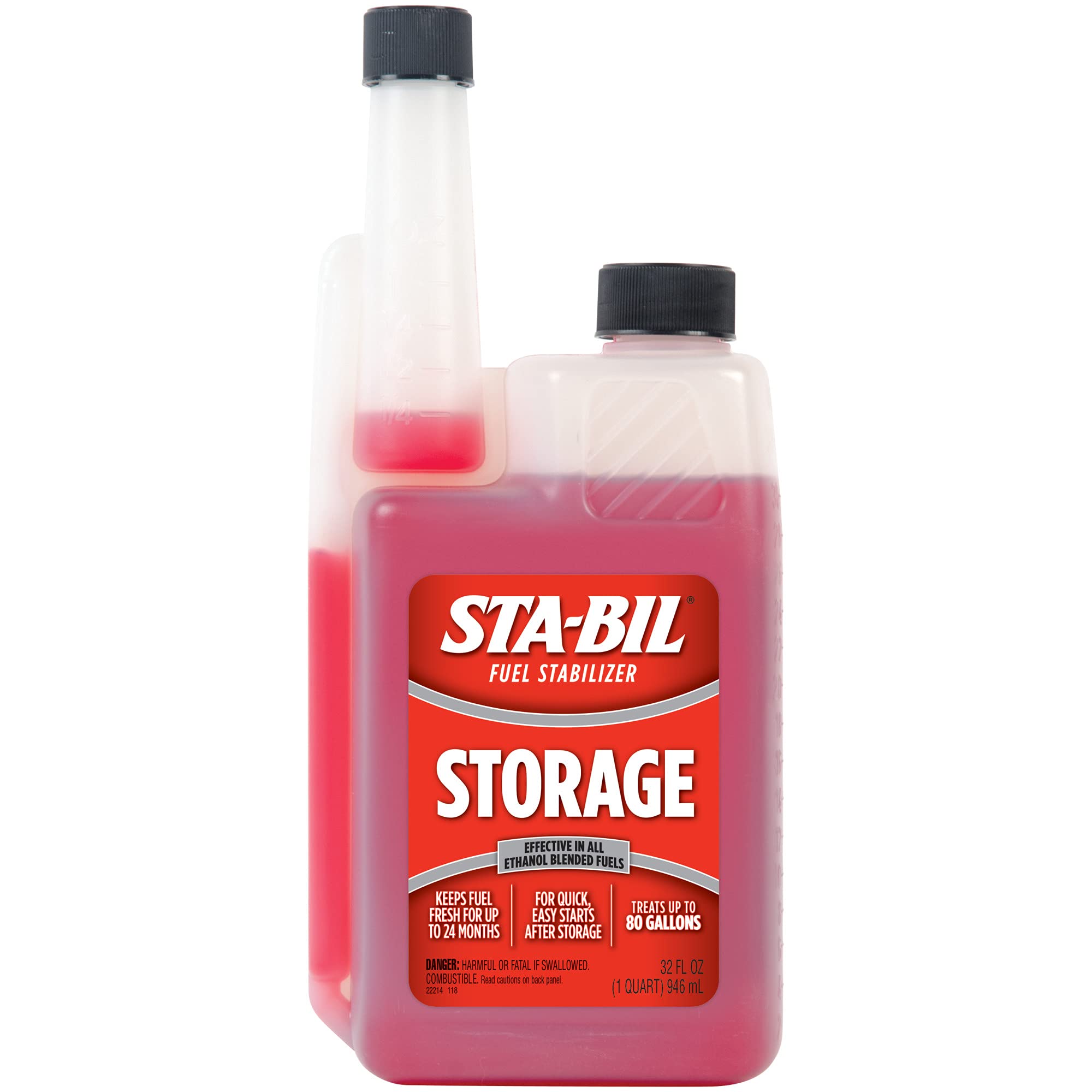 Sta-Bil Storage Fuel Stabilizer - Keeps Fuel Fresh For 24 Months - Prevents Corrosion - Gasoline Treatment That Protects Fuel Sy -Like New