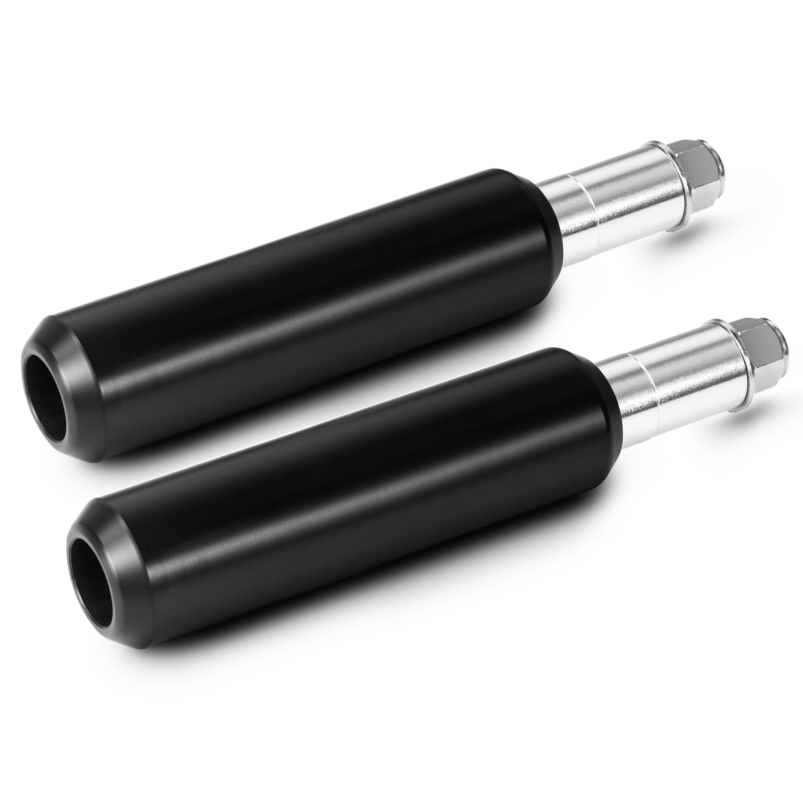 Vastmt Motorcycle No Cut Frame Slider, 6.5 Upper Shock Mount Frame Sliders Anti Crash Protector Falling Protection Compatible Wi